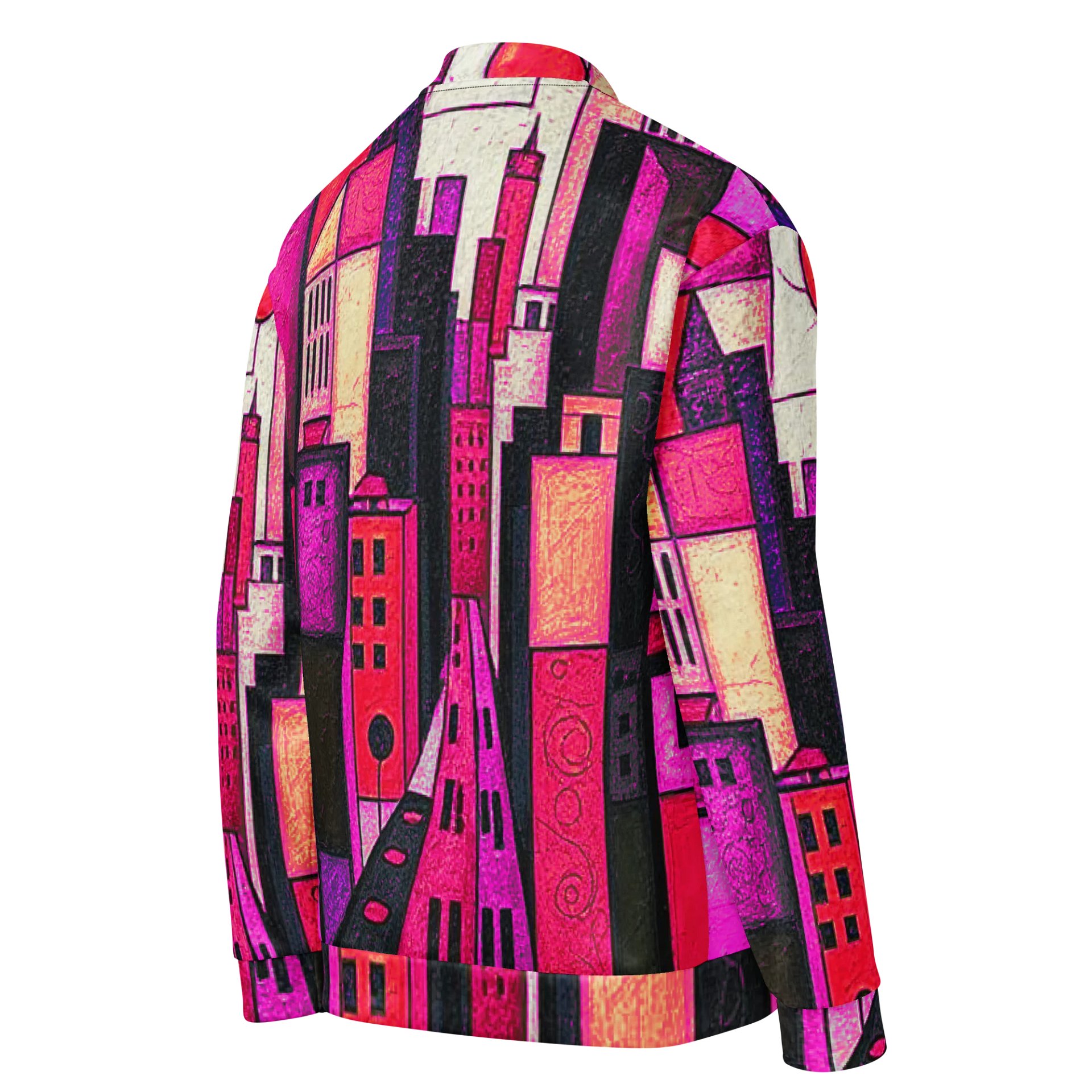 Red City Bomber Jacket product image (4)