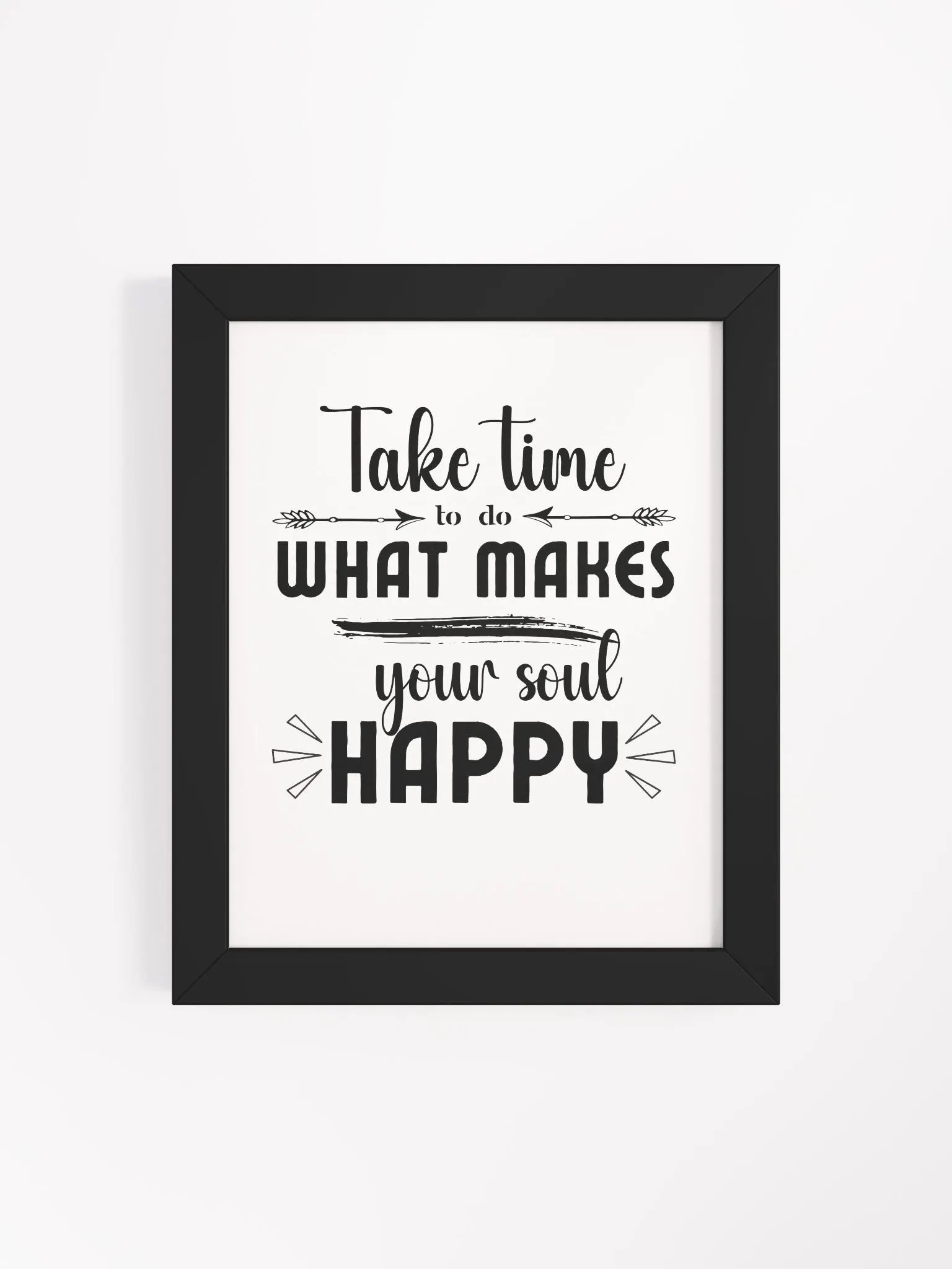 Happy Soul Organic Framed Poster product image (5)