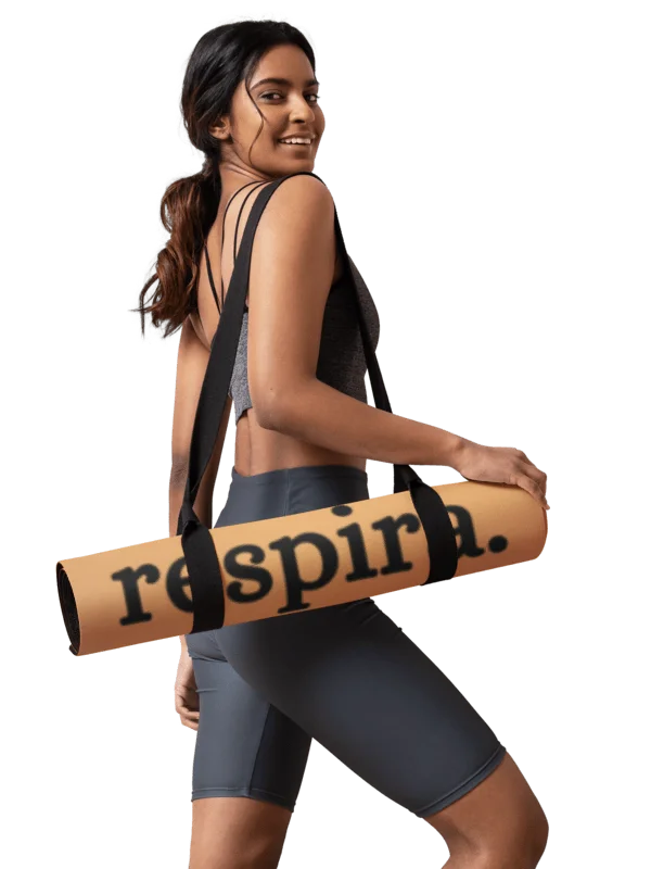 Esterilla de Yoga "Respira" | Colchoneta Antideslizante para Yoga y Meditación | 61 × 173 cm product image (3)