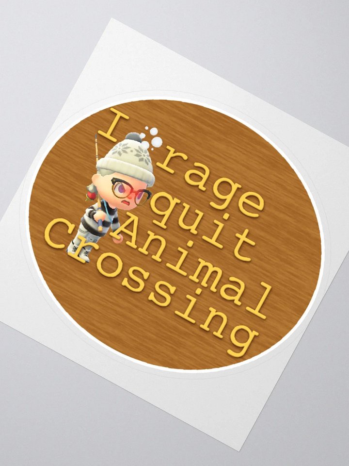 Fishing Rage Quit Sticker product image (2)
