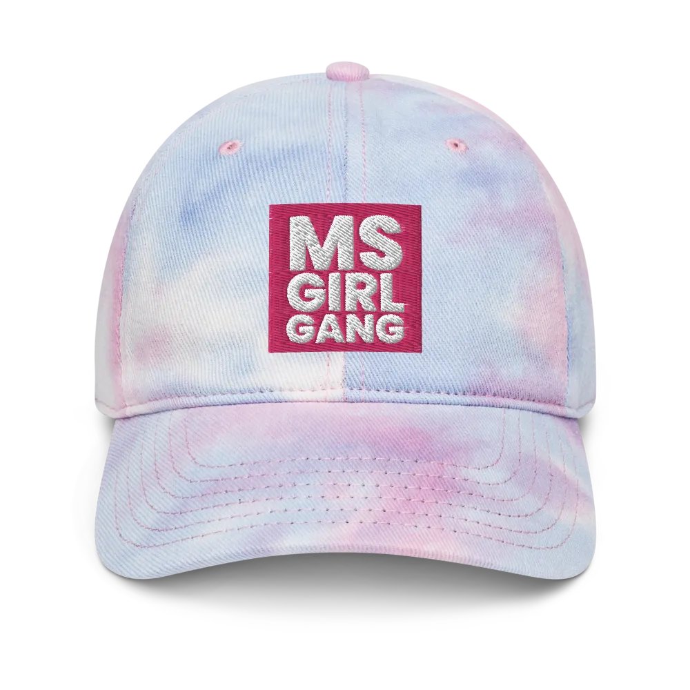 MSgirlgang Embroidered Logo Tie-Dye Hat product image (1)