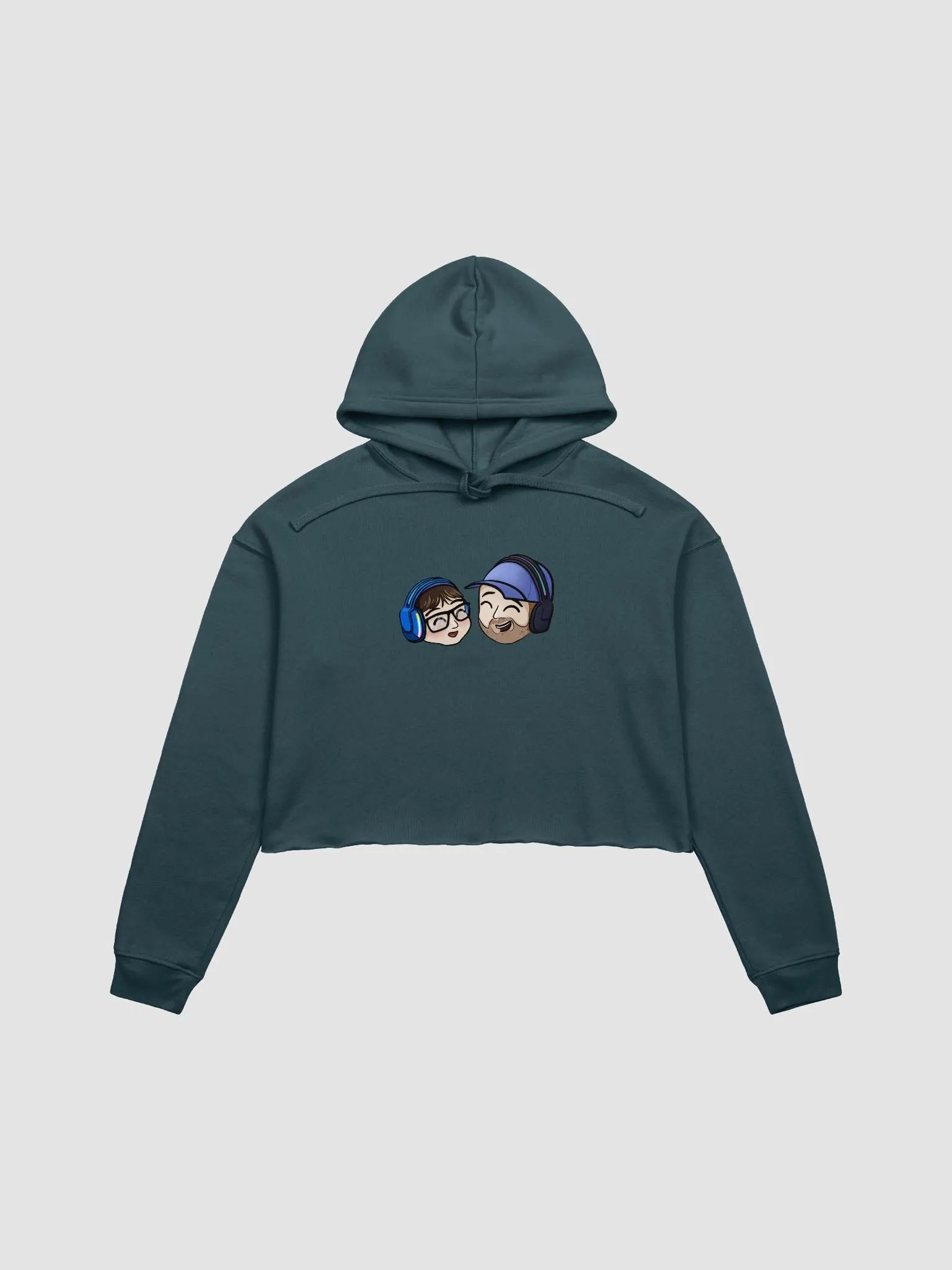 Bella+Canvas Fleece Crop Hoodie product image (1)