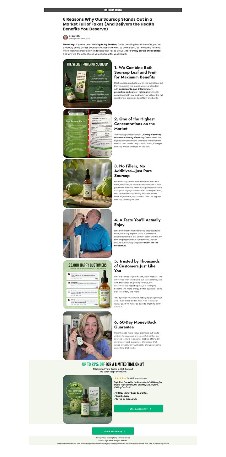 6 Reasons CRO-Optimized Shopify Listicle Landing Page Template | GemPages product image (2)