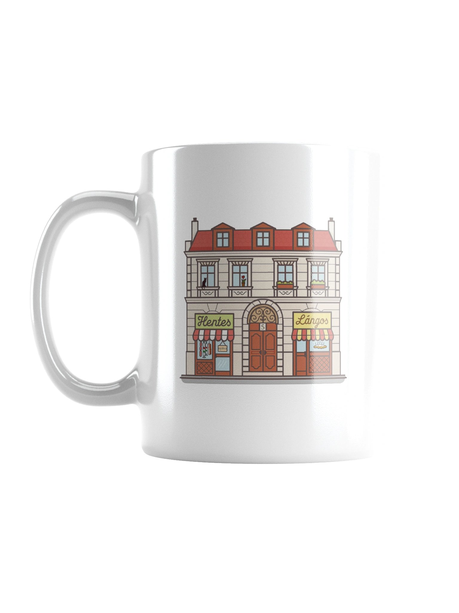 Courtyard Building Mug product image (1)
