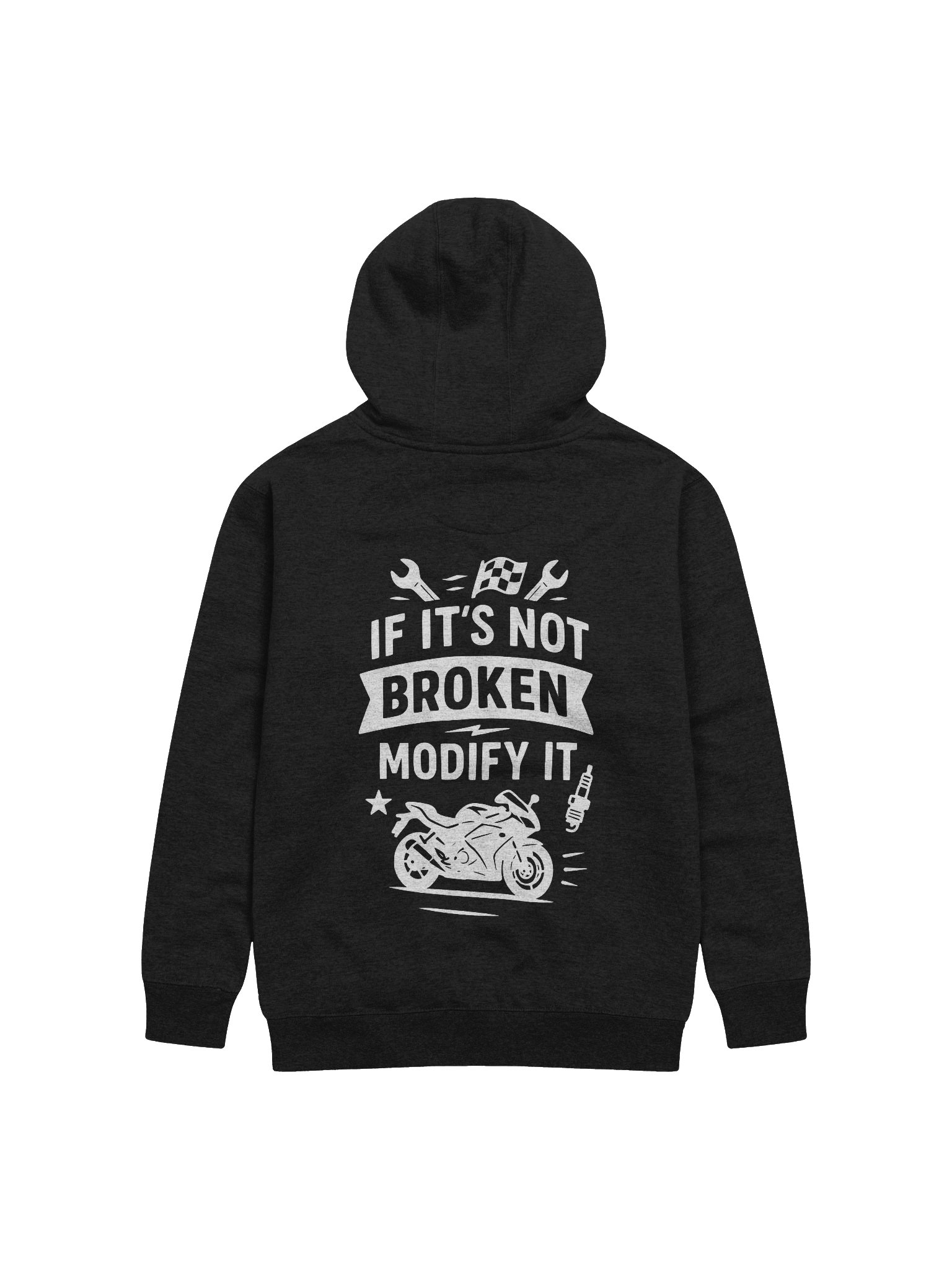 If Its Not Broken, Black Hoodie product image (1)