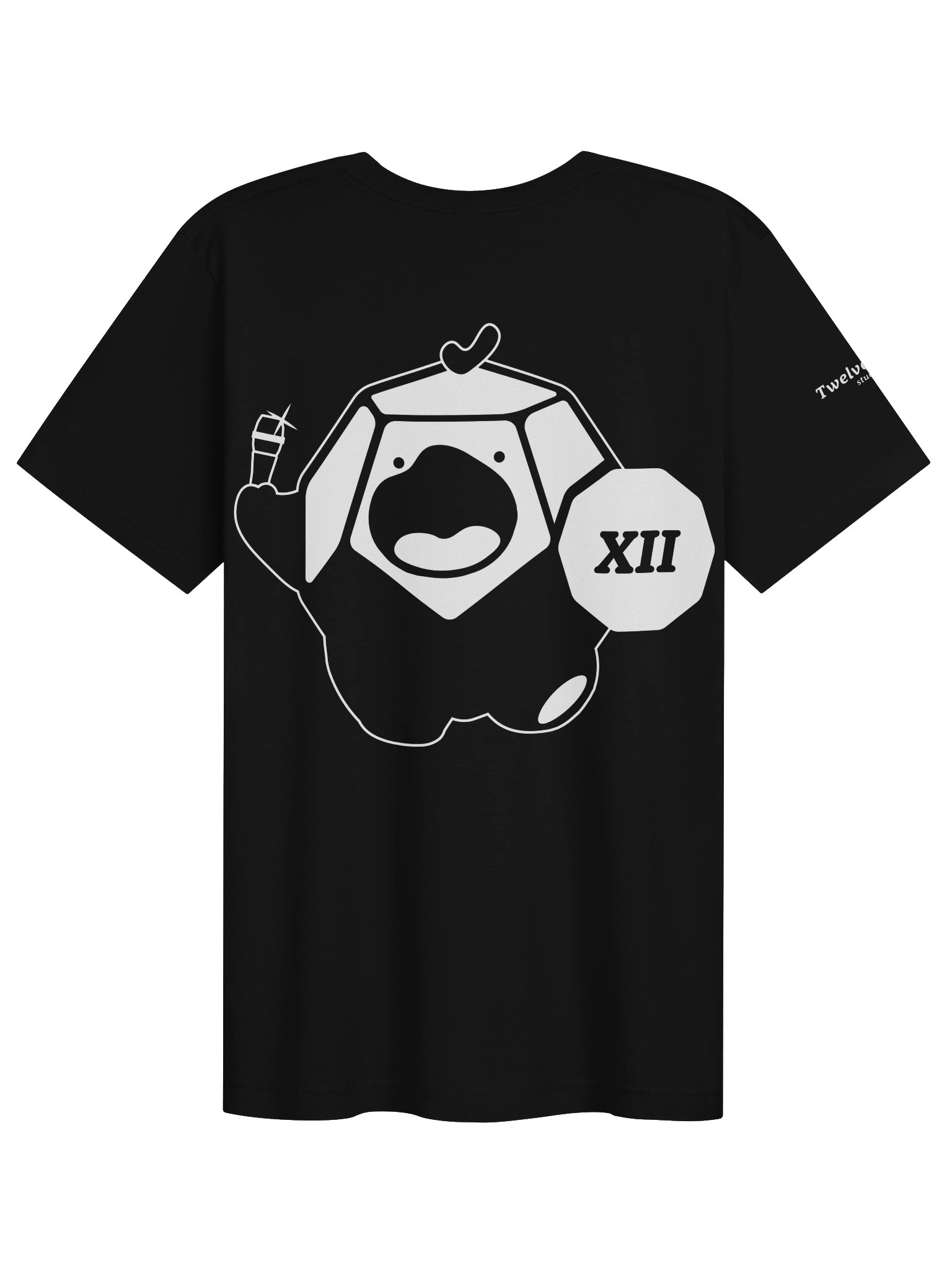 Super Soft 12 Sided Studios Unisex Black T-Shirt product image (4)