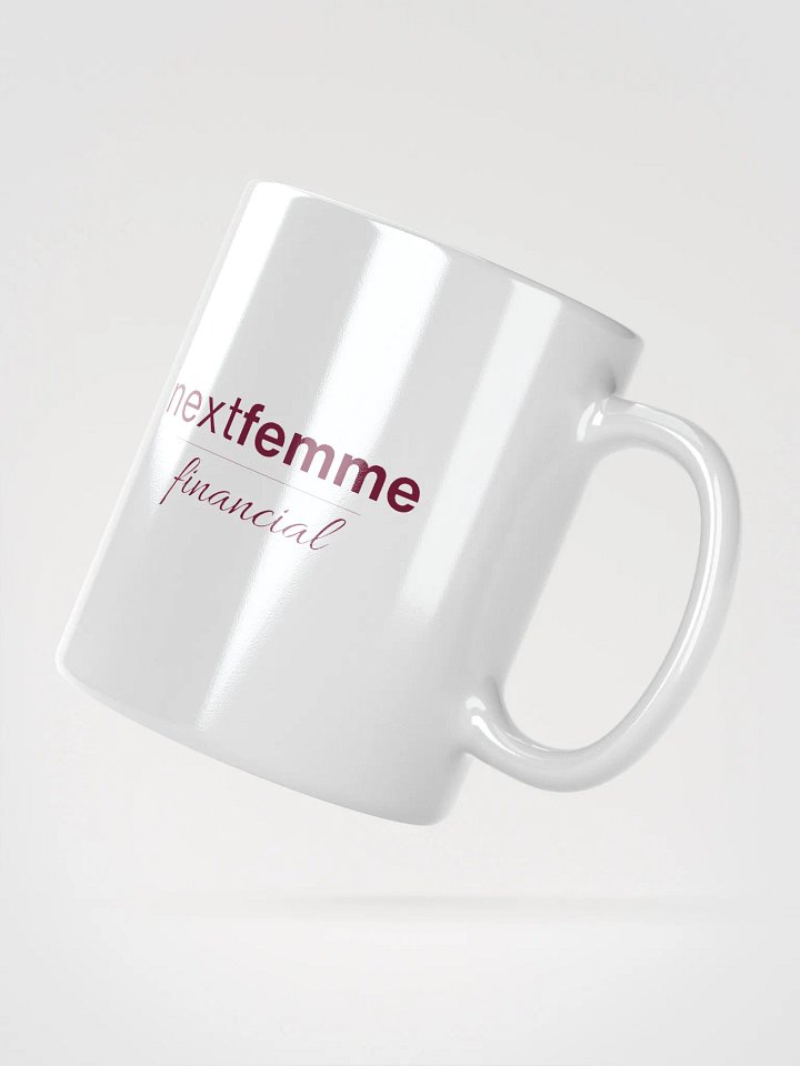 Vivid Vibes Ceramic Mug with Maroon Logotype product image (2)
