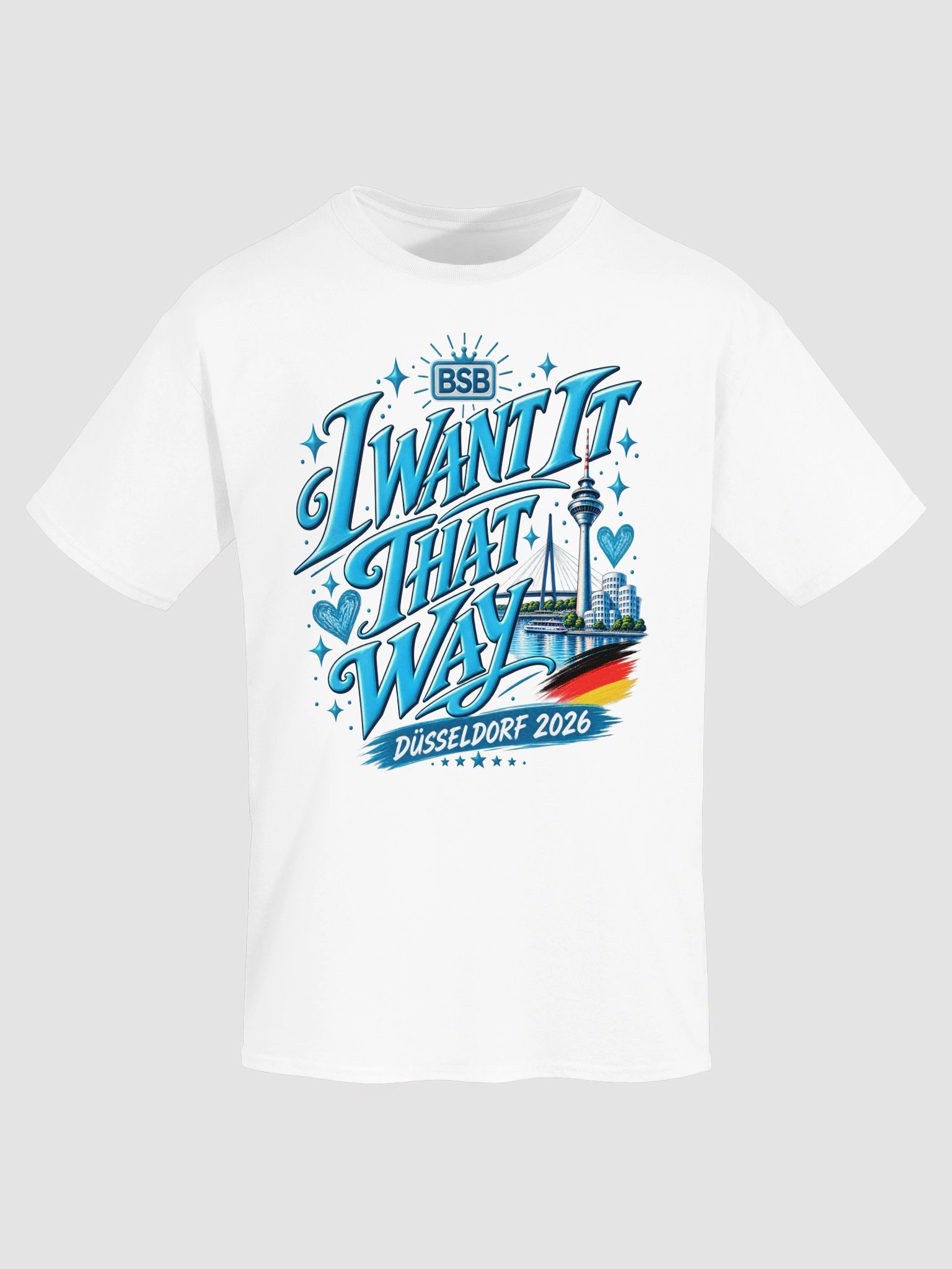 I Want It That Way Düsseldorf 2026 Shirt - BSB City Skyline Fan Tee product image (5)