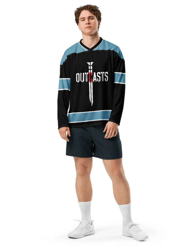 Outcasts Hockey Jersey Teal/Black product image (1)
