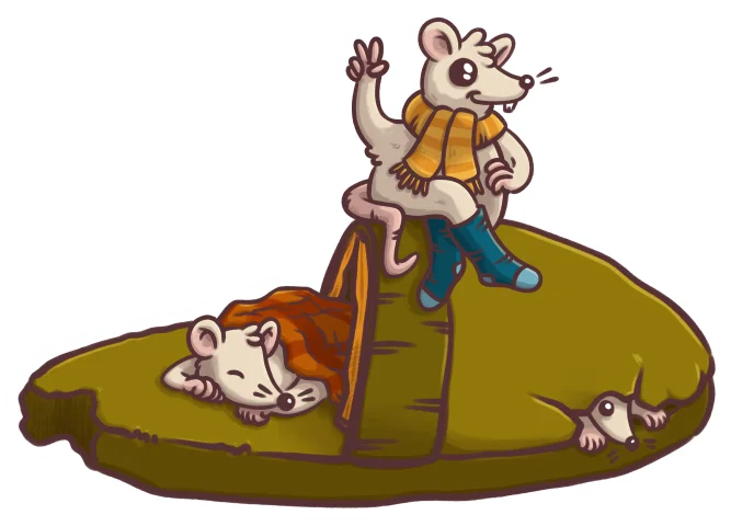 sticker : cosy mice product image (1)