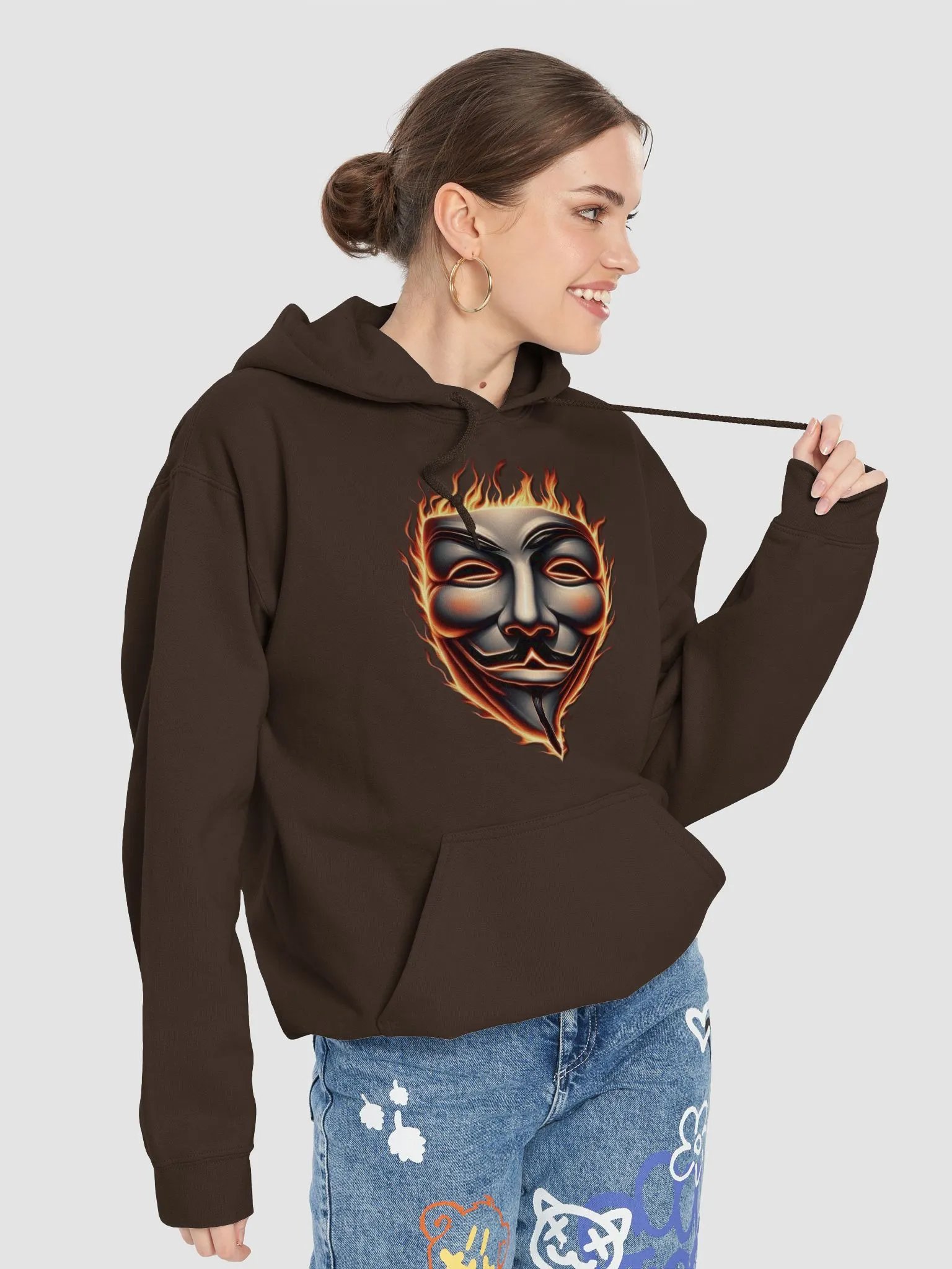 Guy Fawkes Fire Sweater product image (78)