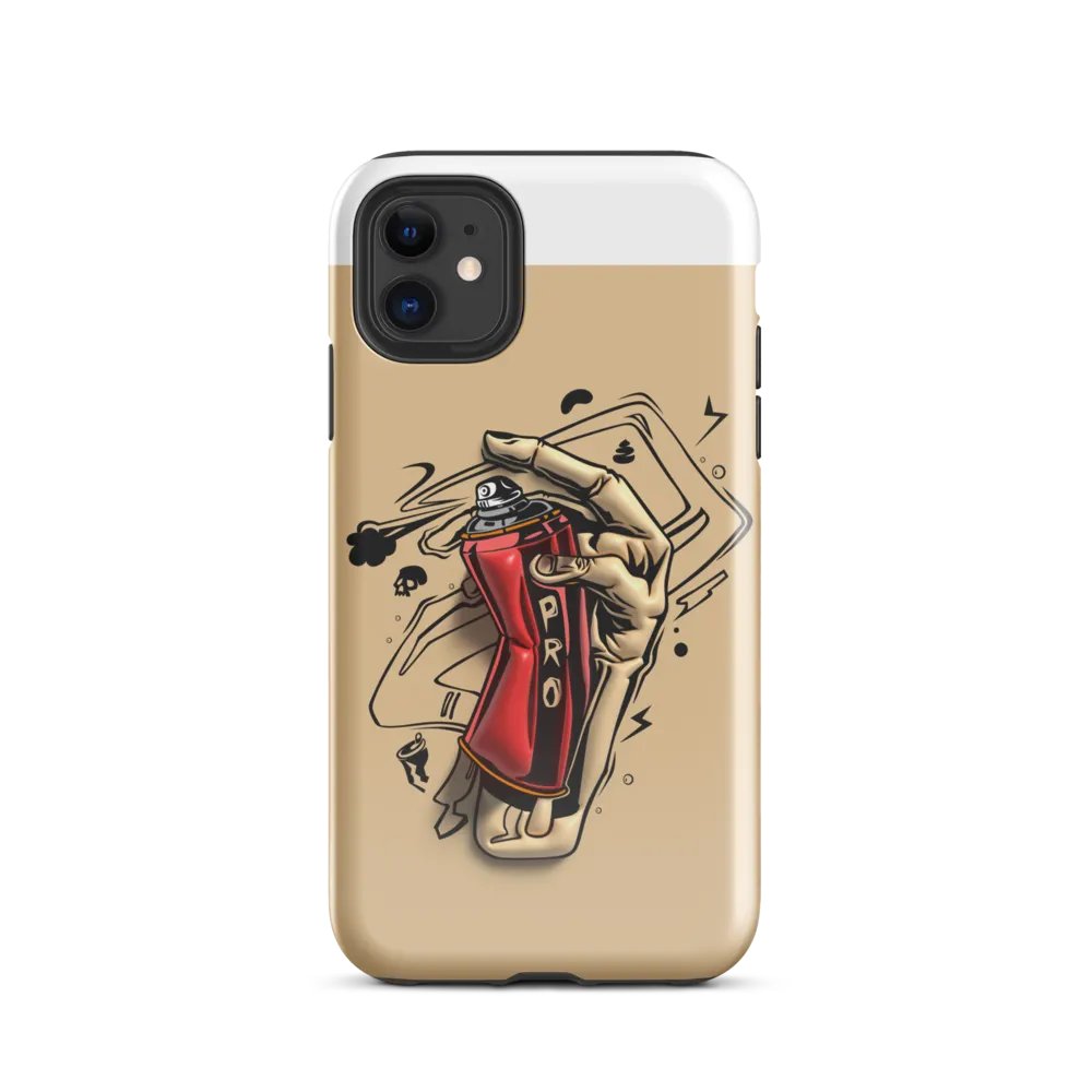 Pro Red Spray Paint iPhone® Tough Case product image (24)