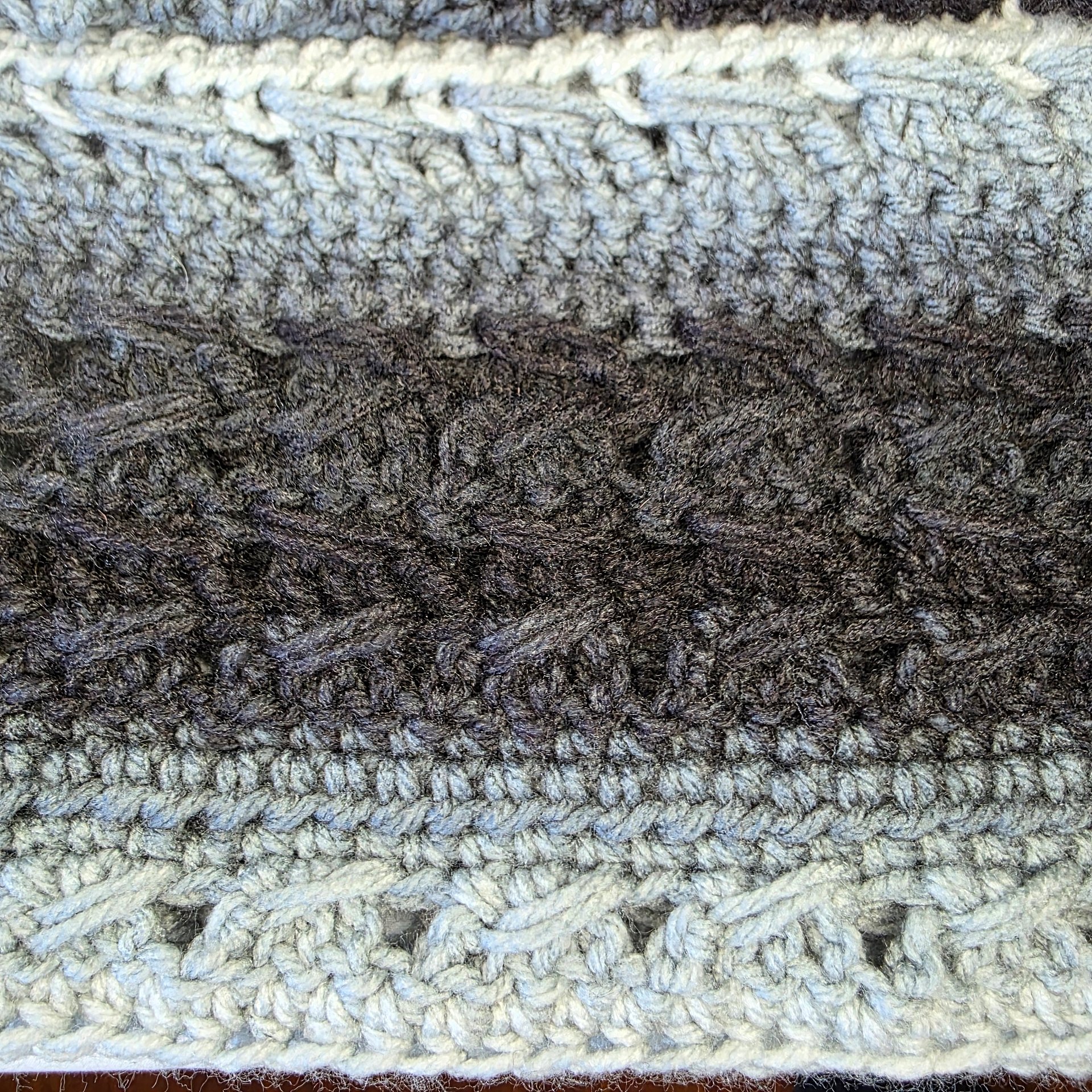 Crochet Hooded Scarf: Long Winter Scarf with attached Hood product image (6)
