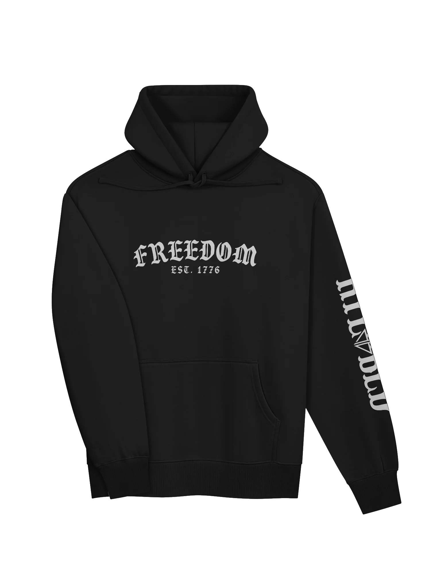 1776 HOODIE (WHITE LOGO) product image (3)