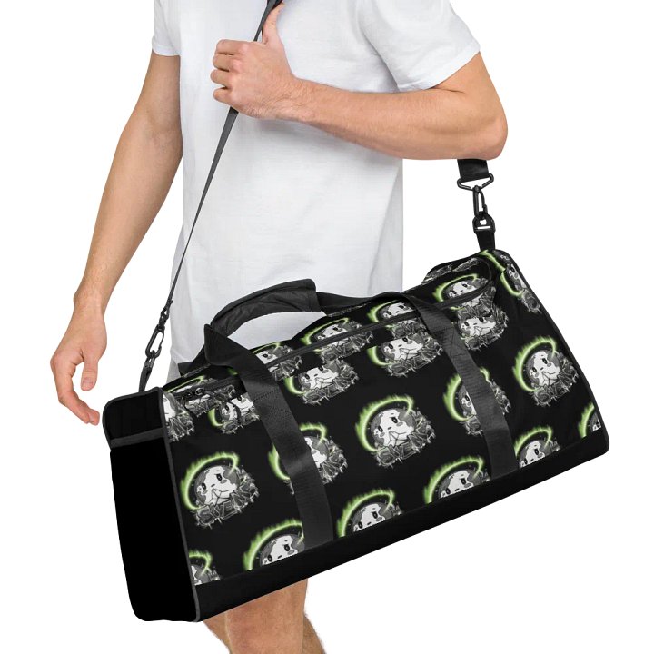 Save Me: A Plea from Planet Earth Black Duffle Bag 🌍 product image (1)