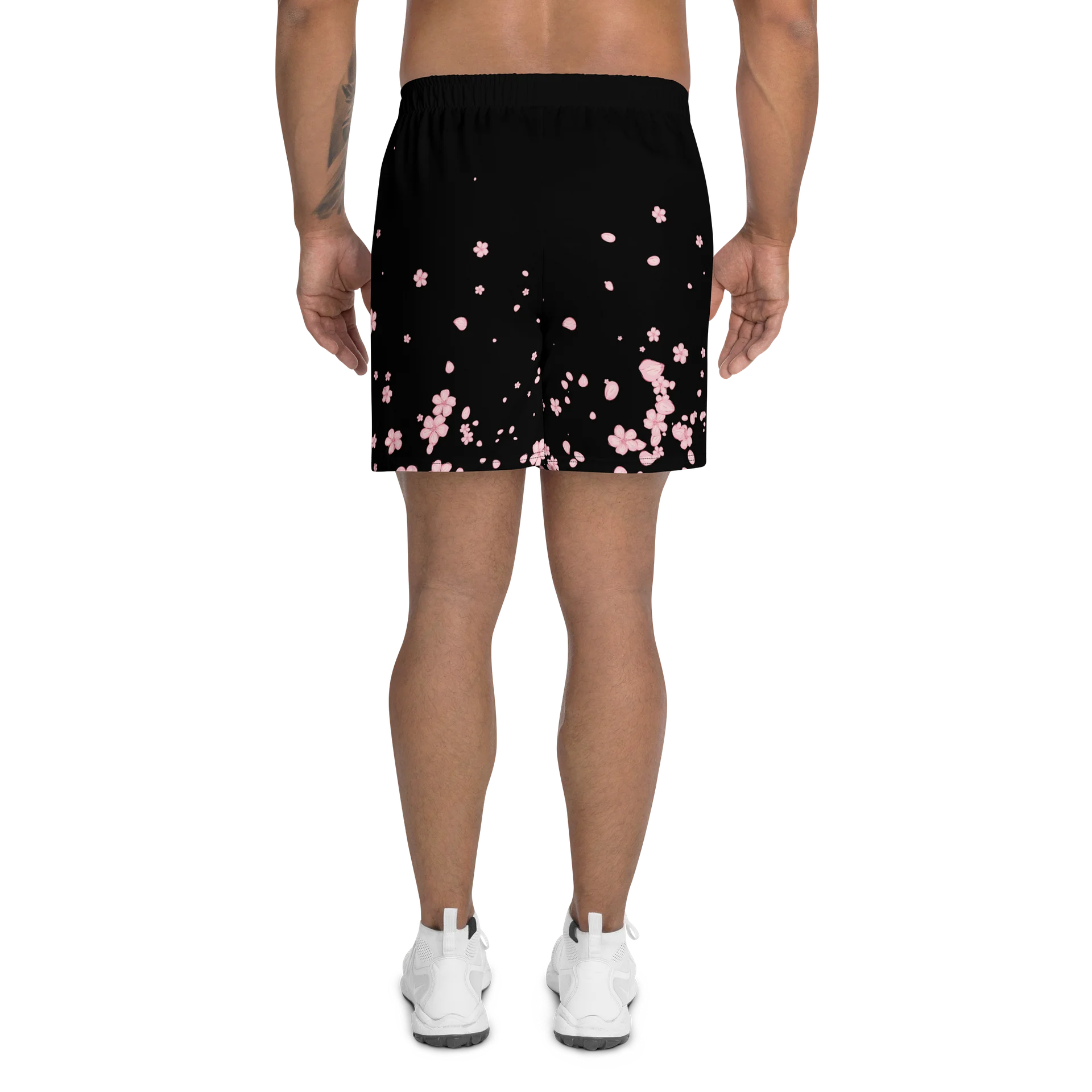 Mellow Blossom 2 - Long Athletic Shorts - Black product image (4)