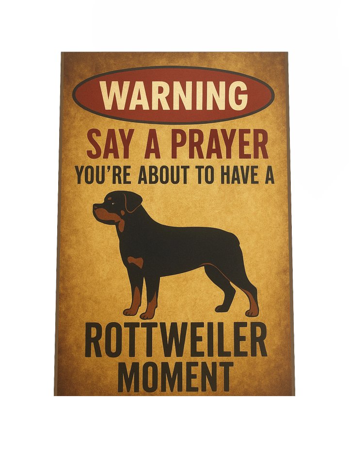 Rottweiler Moment Poster product image (1)