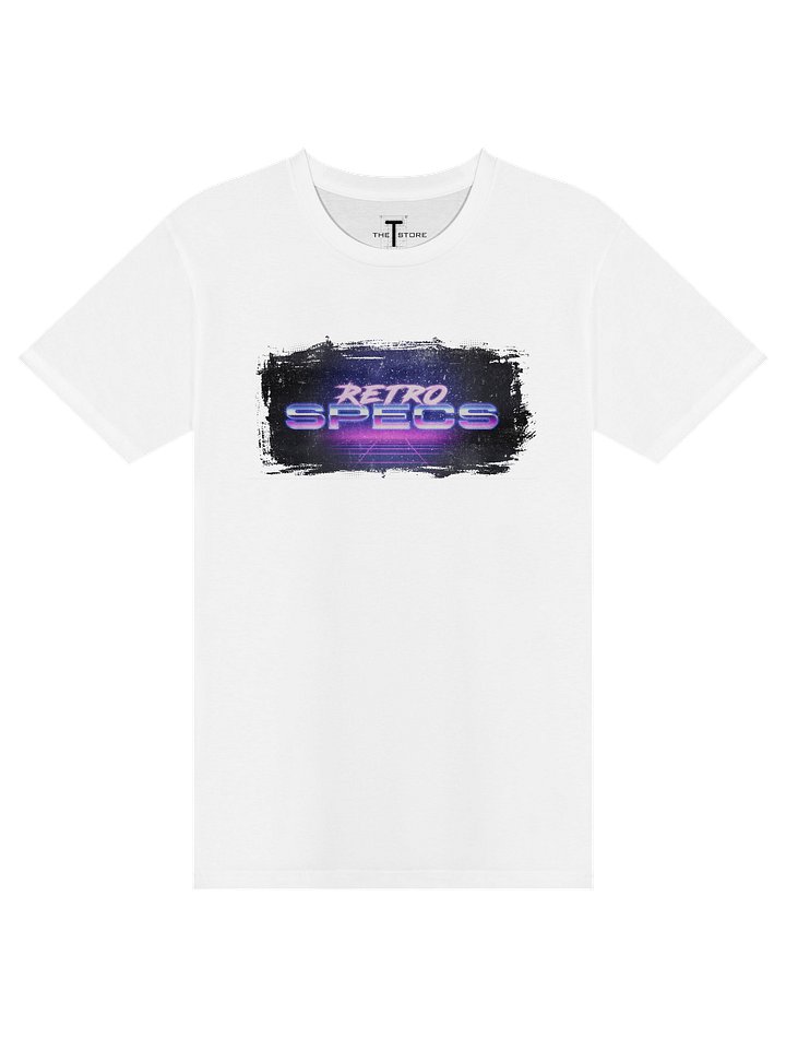 RETRO SPECS: Title Art Shirt (WHITE) product image (1)