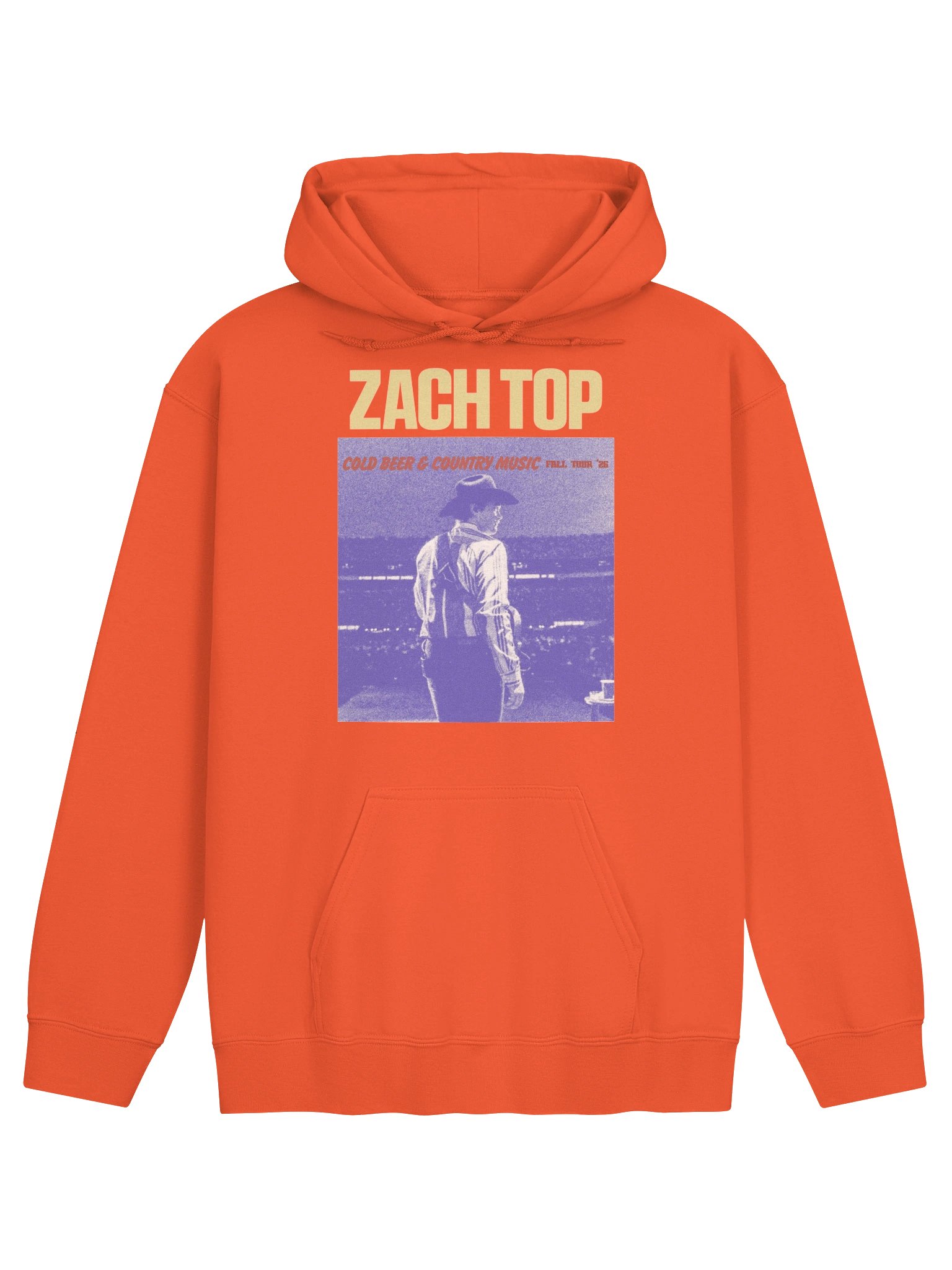Zach Top Cold Beer & Country Music Tour Merch Hoodie product image (1)