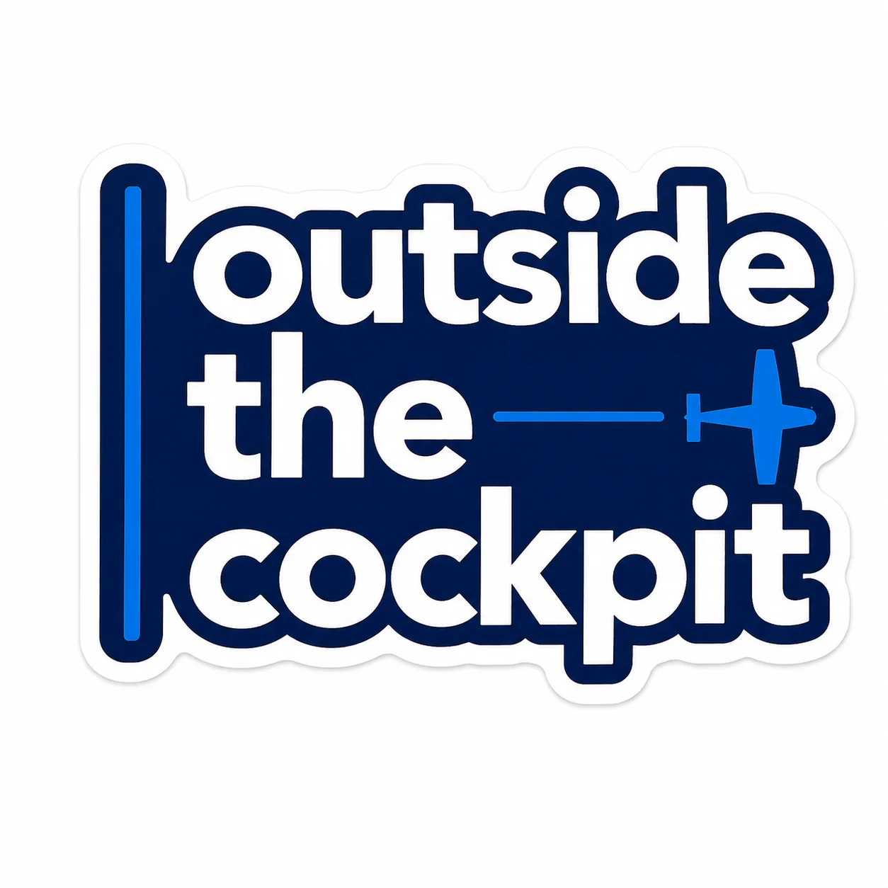 Outside The Cockpit Sticker product image (1)