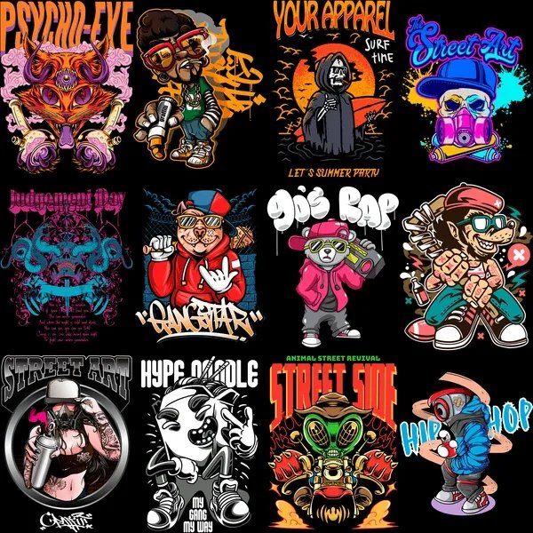 Massive 1500+ T-Shirt Design Vault product image (7)
