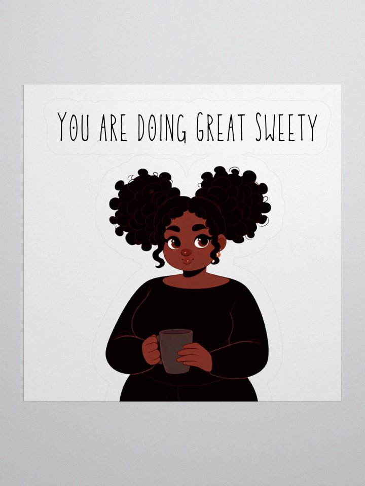Curly Puff Cutie Stickers product image (3)