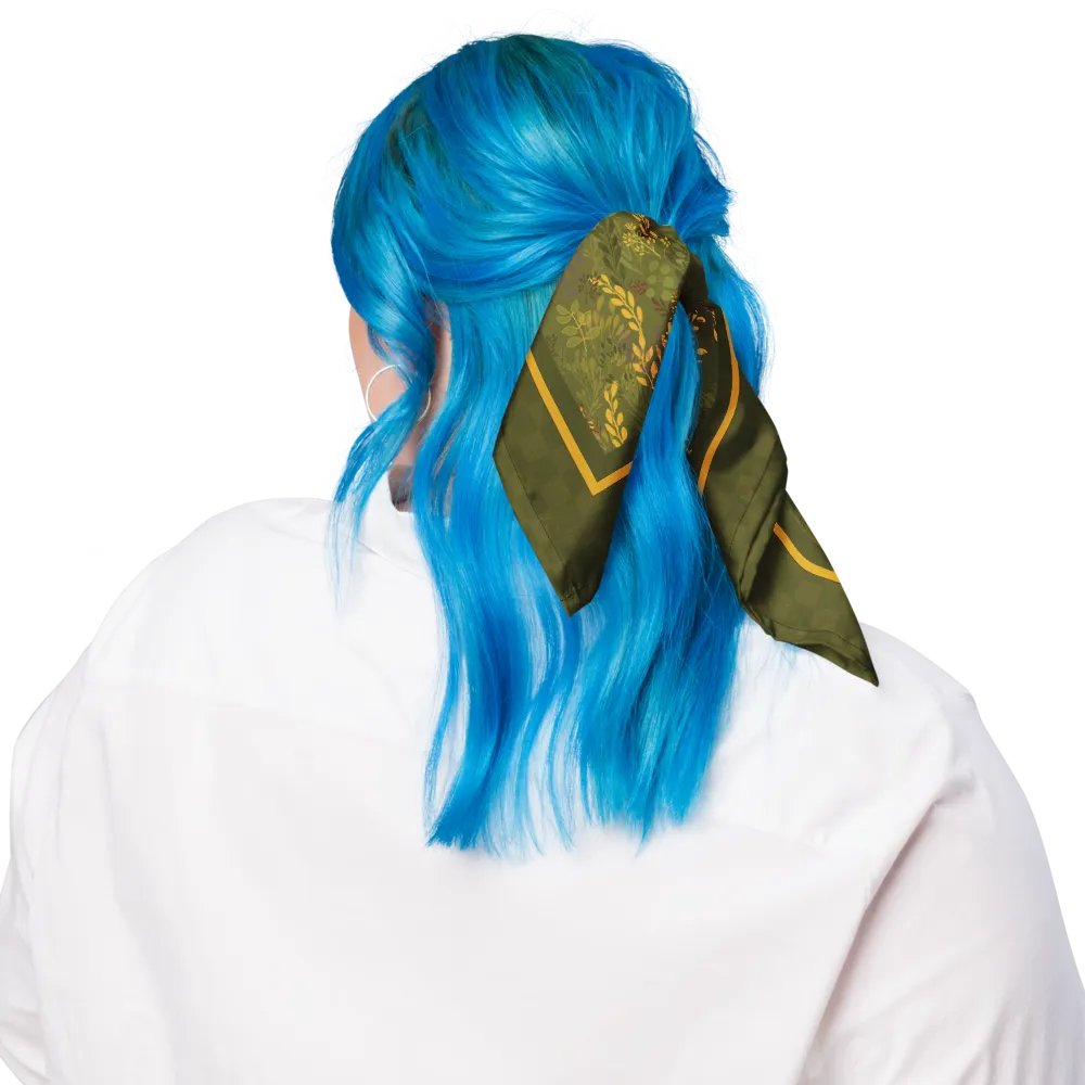 “Moving Meadows” Bandana in Green product image (3)