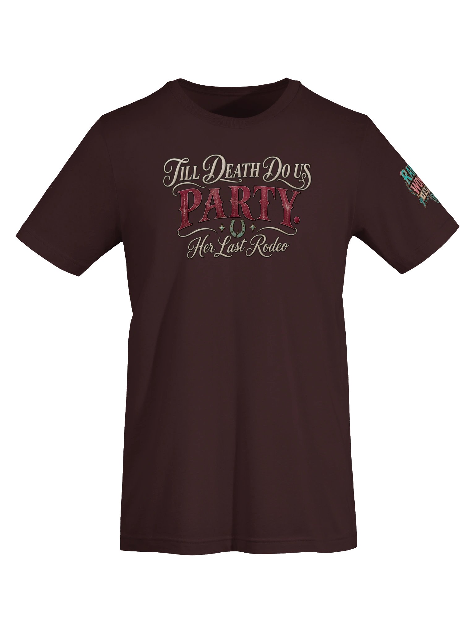 Her Last Rodeo Bride Shirt — Till Death Do Us Party™ Western Bachelorette Tee | Broken Marriage™ product image (6)
