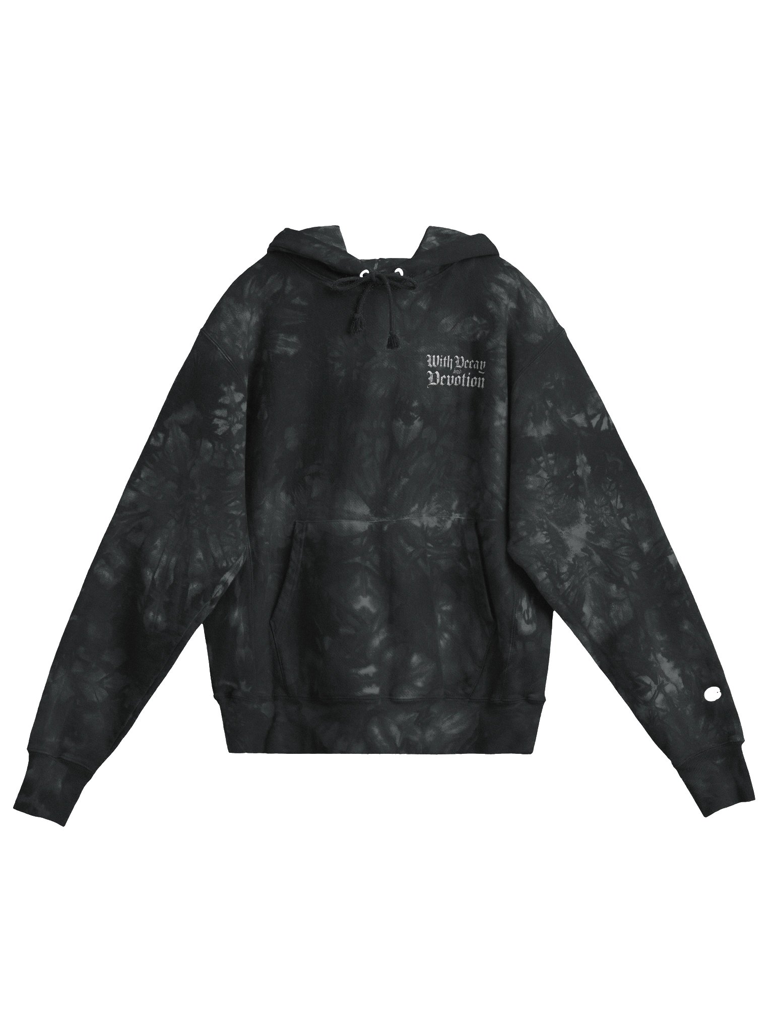 White Decay & Devotion Tie-Dye Hoodie product image (1)