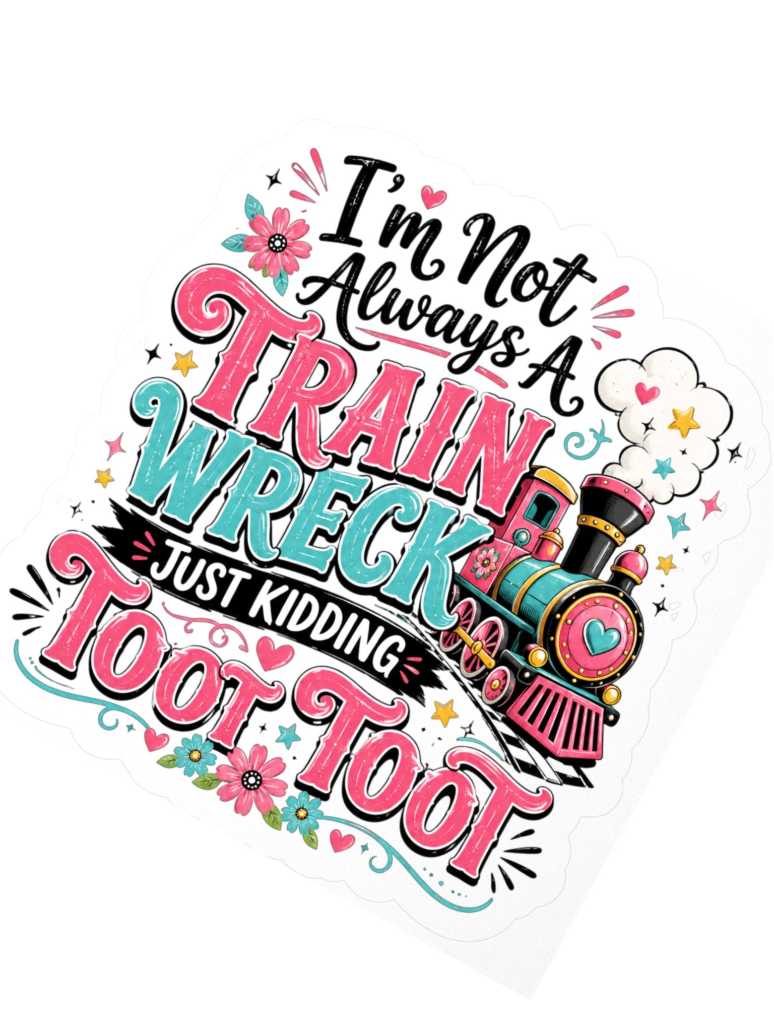 Train Wreck Sticker product image (5)