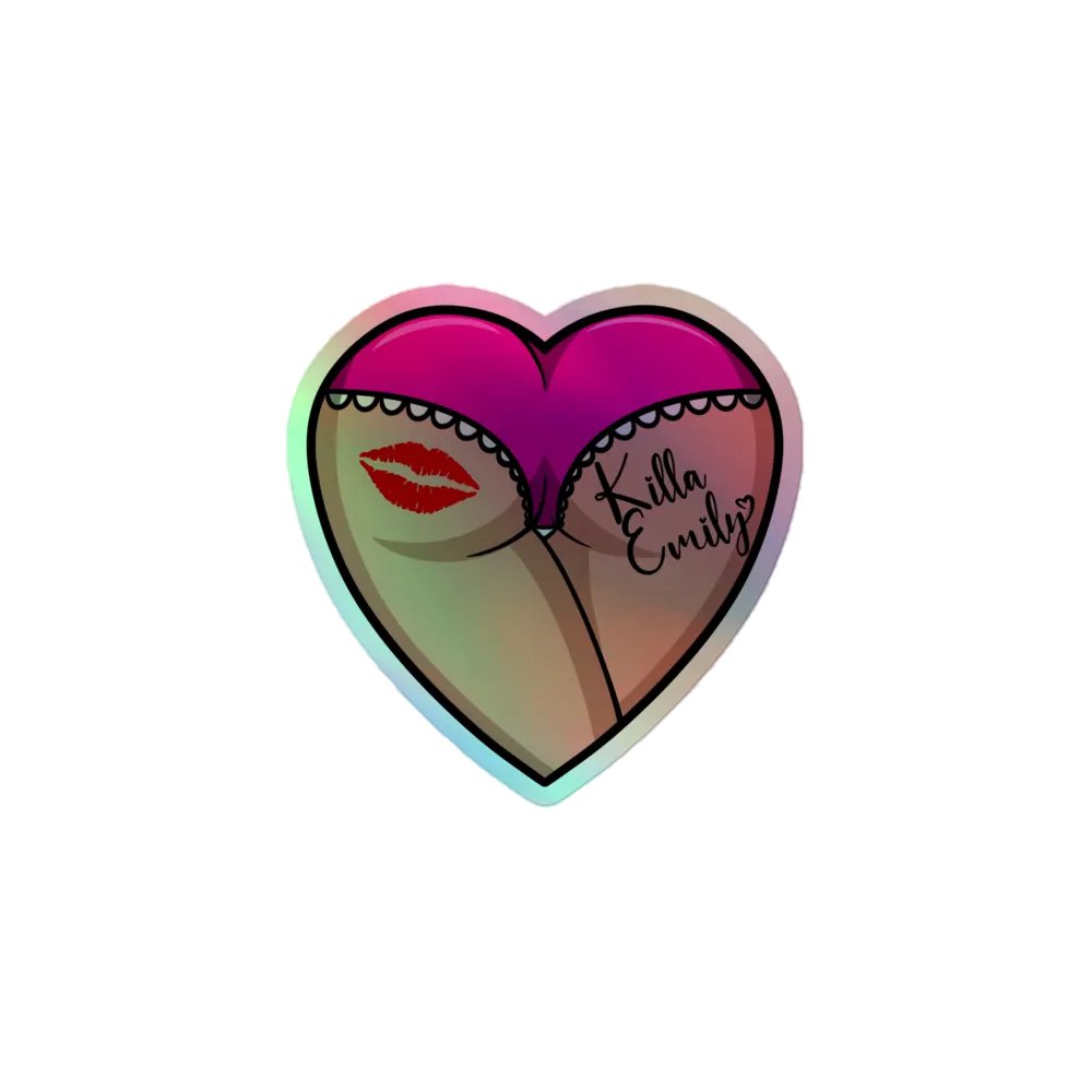 HEART BUTT STICKER product image (1)