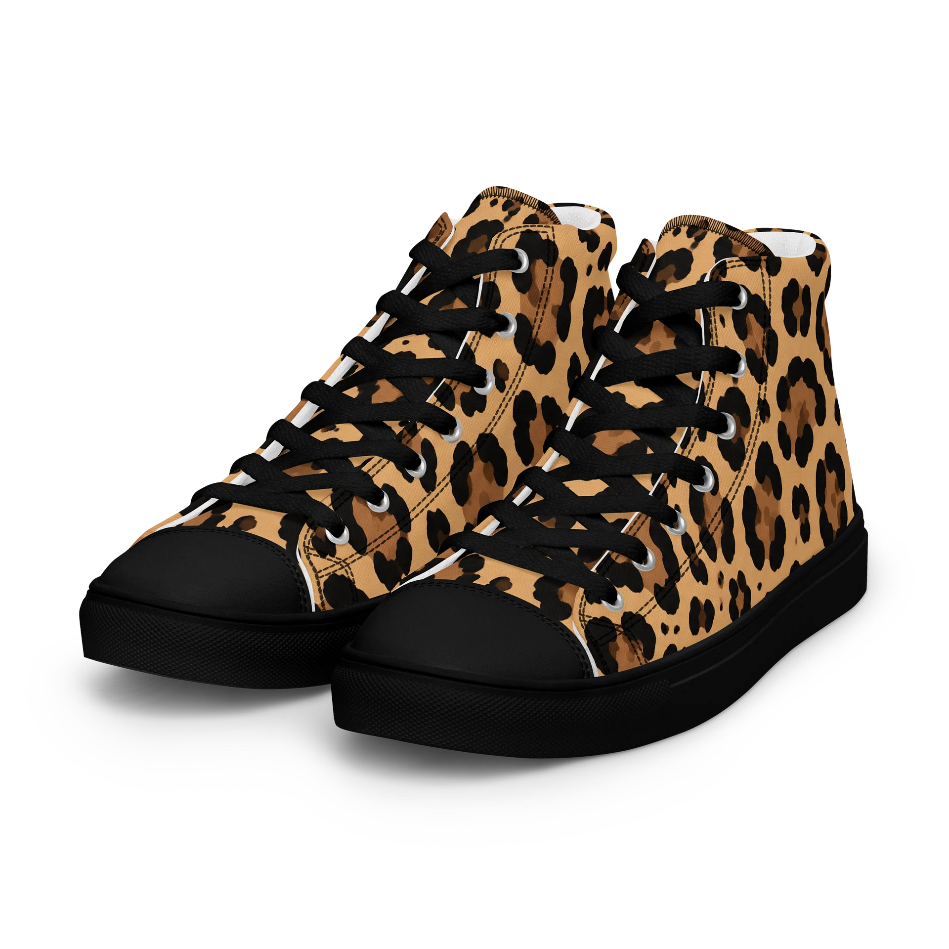 Leopard Print High Top Canvas Shoes product image (6)