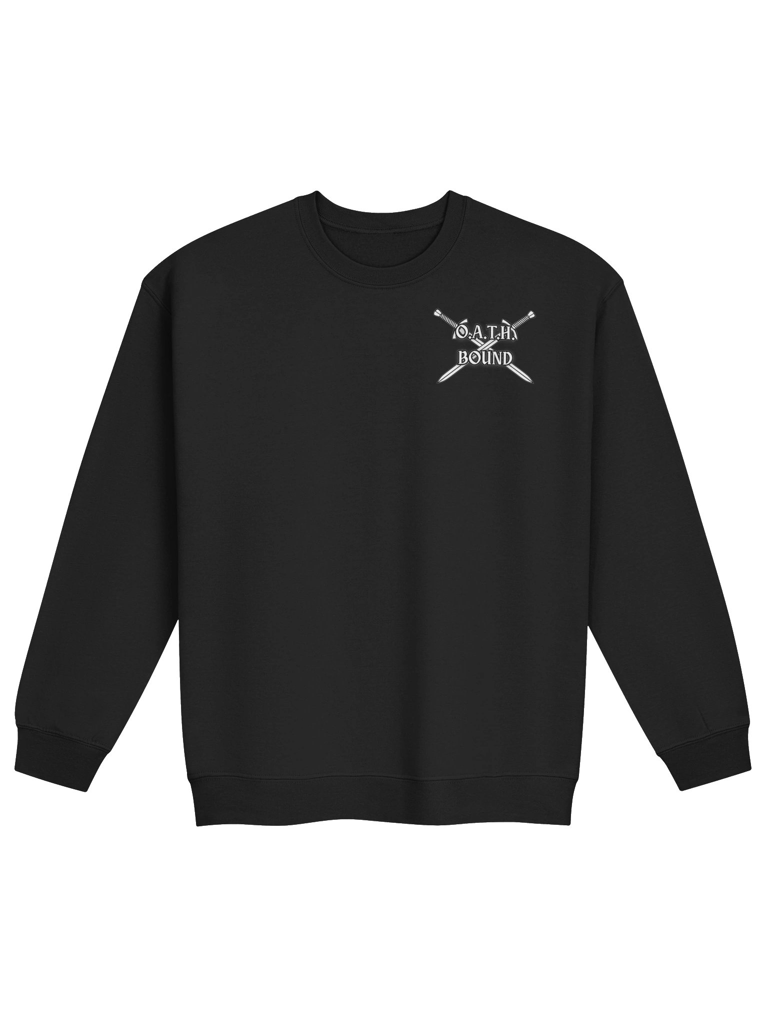 O.A.T.H. BOUND Crewneck Sweater - Black product image (1)