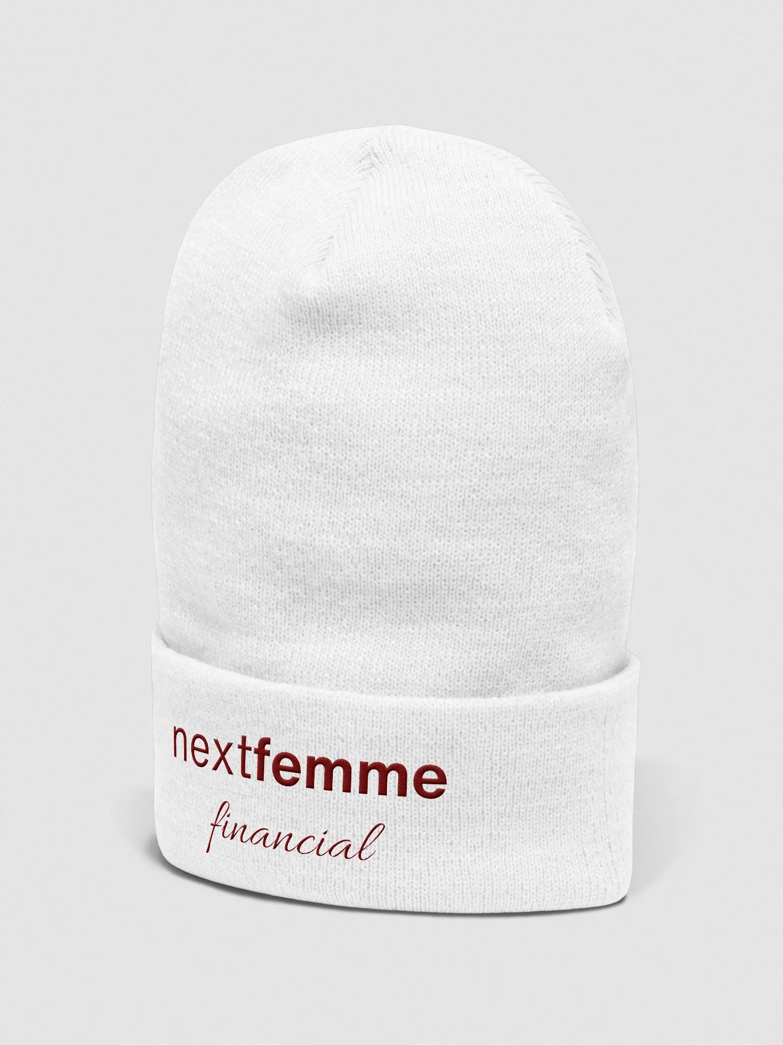 Next-Gen Cuffed Beanie with Maroon Logotype product image (5)