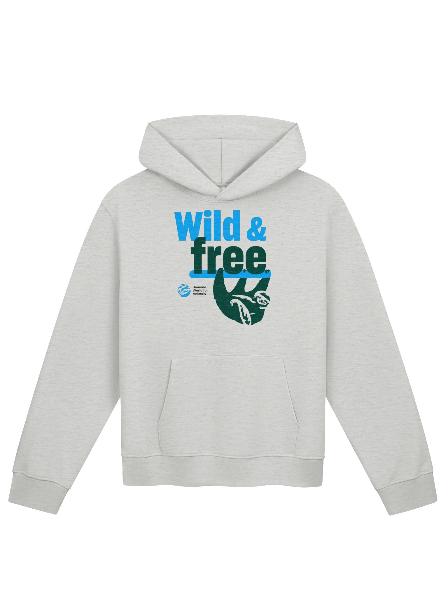Wild & free - Sloth - Hoodie product image (1)