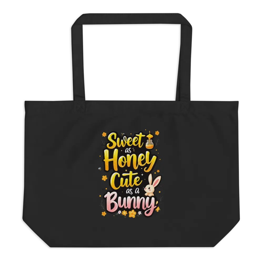 Sweet as Honey, Cute as a Bunny Organic Tote product image (1)