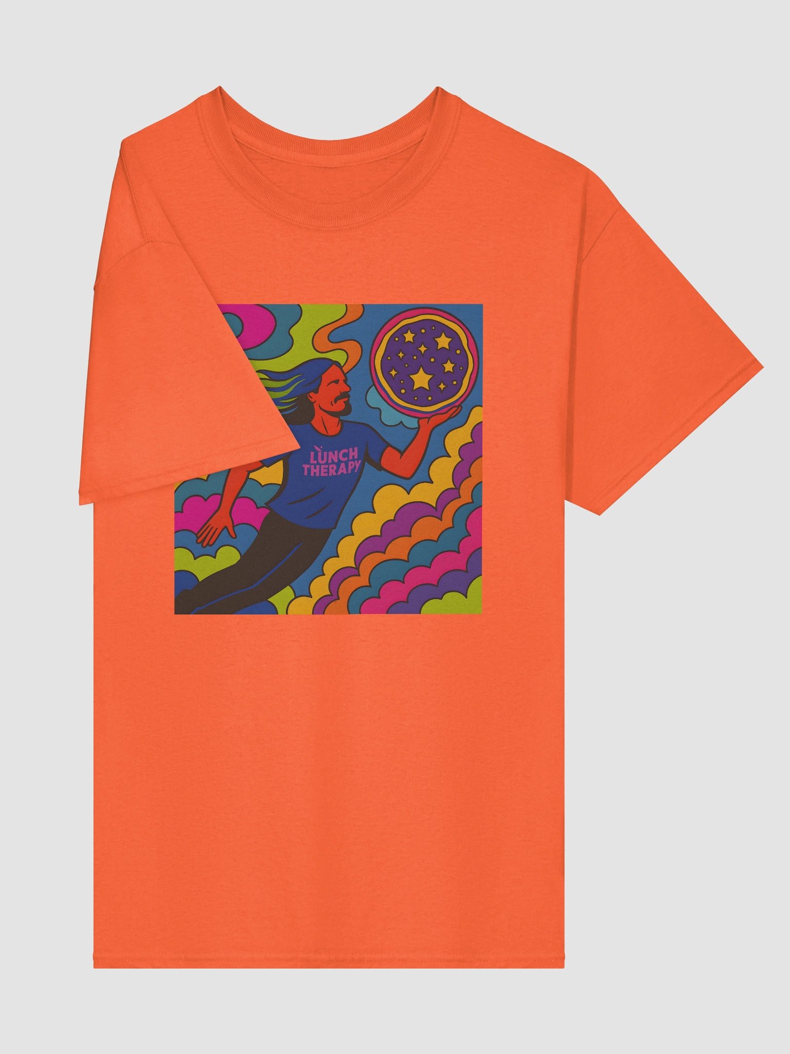 Floating Joel - Lunch Therapy on the back - Unisex Ultra Cotton Tee product image (88)