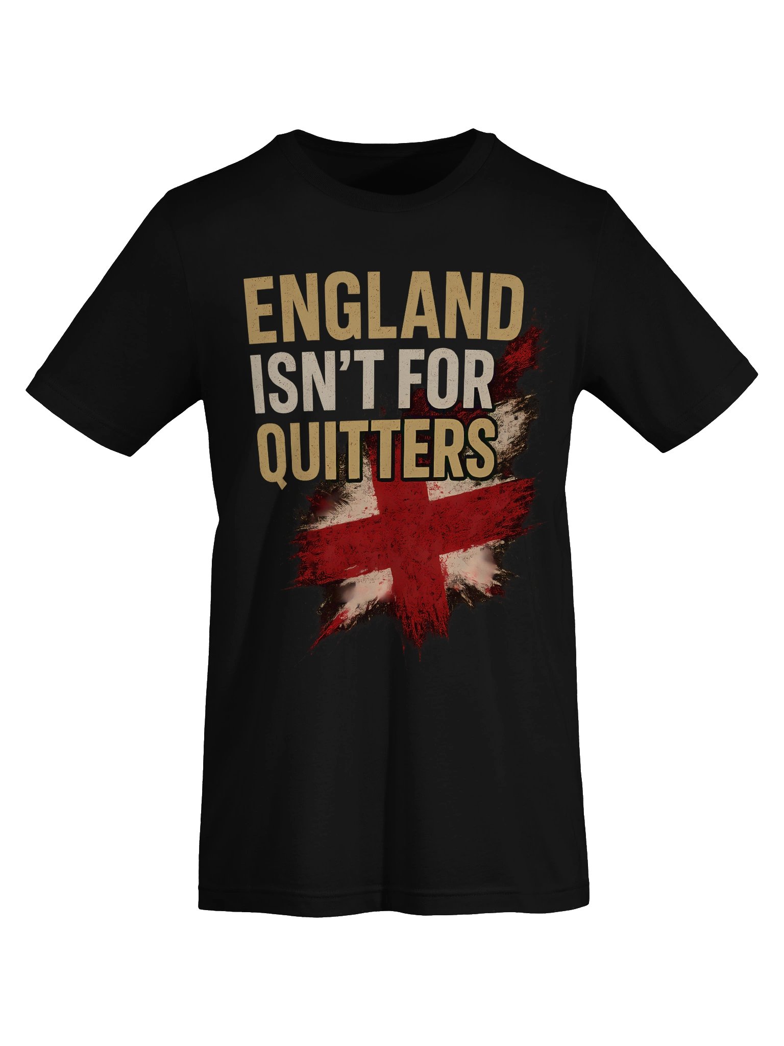 England "Isn’t For Quitters" Unisex T-Shirt | Gritty St. George’s Cross Graphic Tee – Bold Supporters Streetwear product image (5)