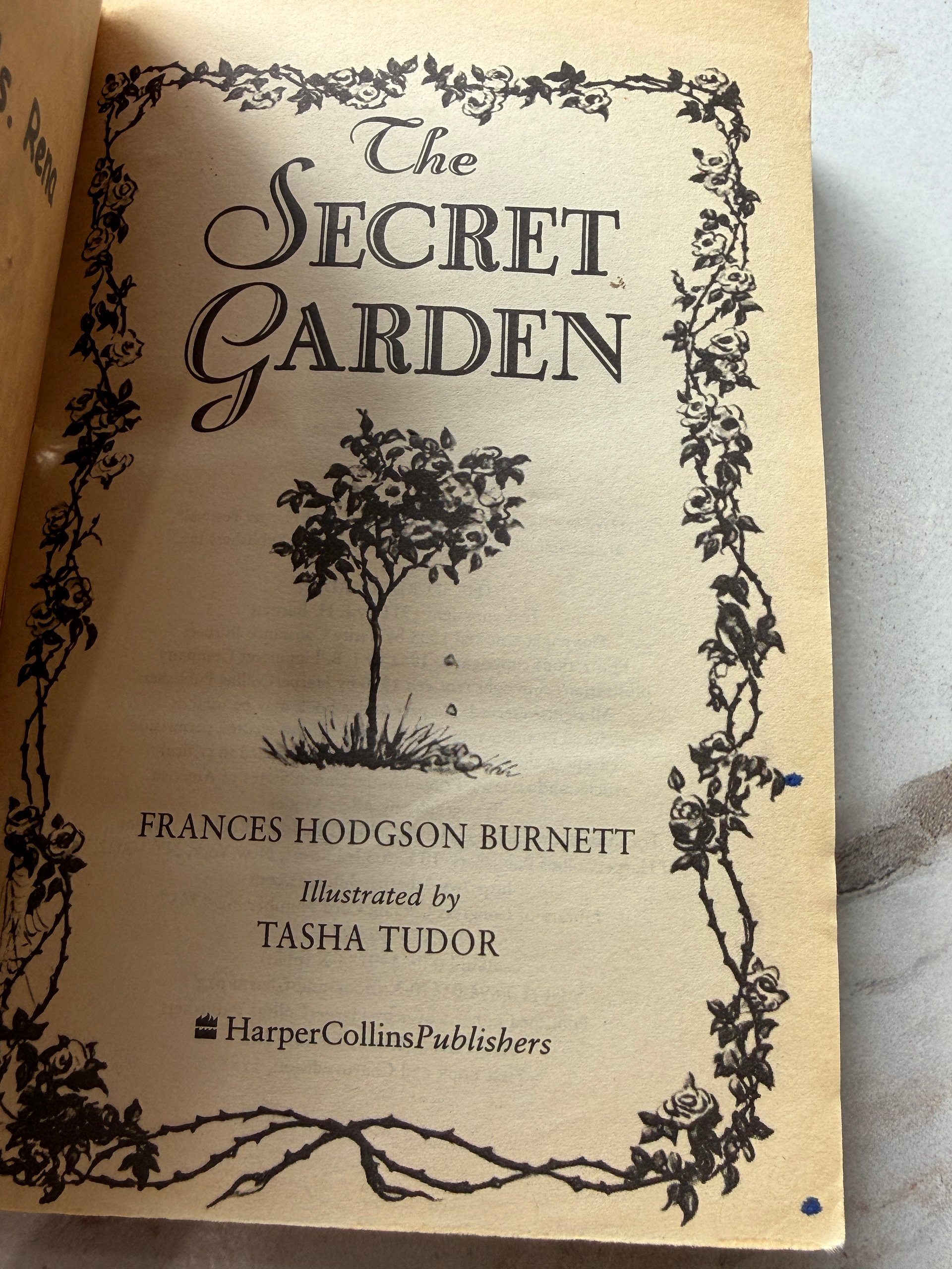 1998 | The Secret Garden | Frances Hodgson Burnett | Illustrated by Tasha Tudor | Harper Trophy Paperback product image (4)