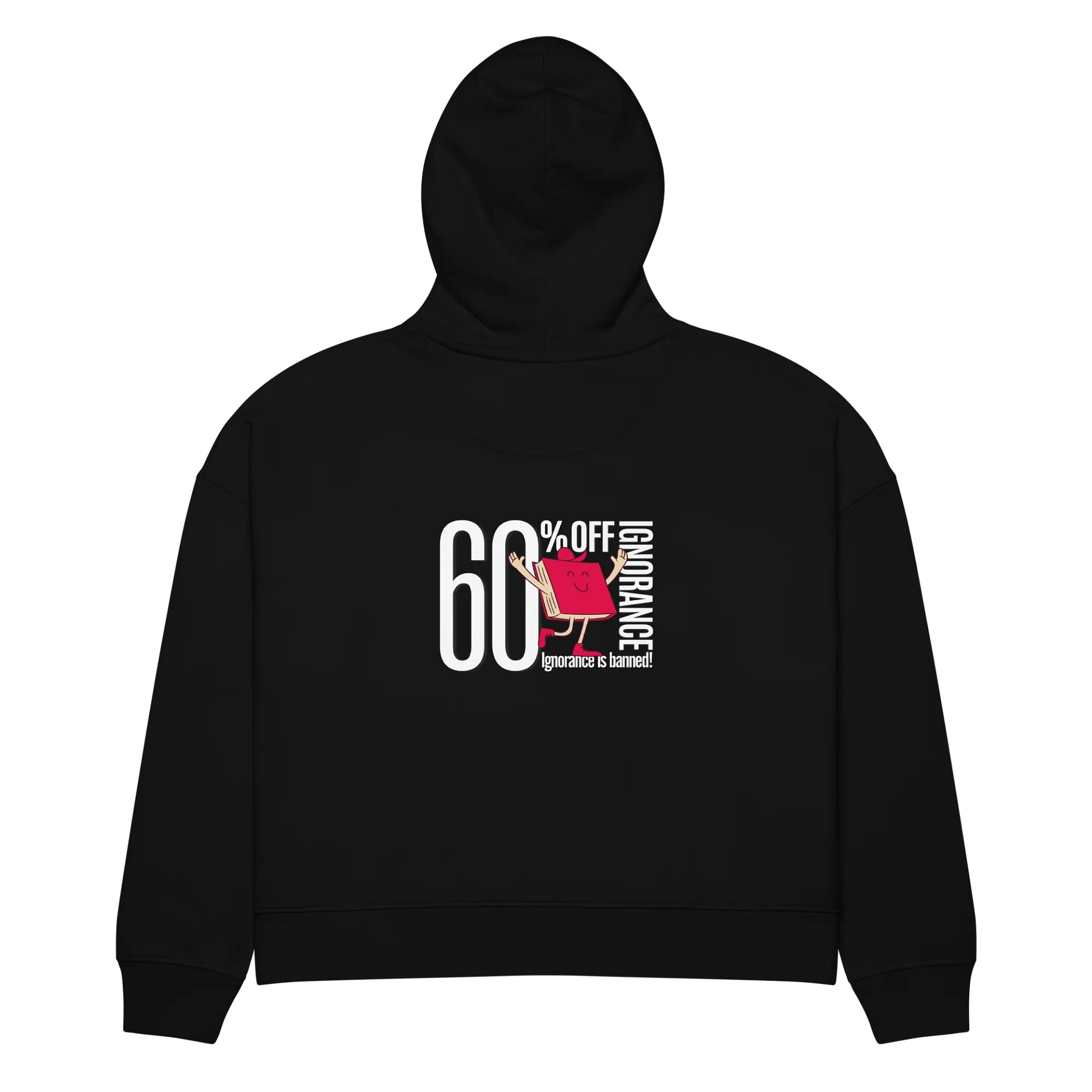 Premium 100% Organic Cotton Hoodie | Ethical Women's Sweatshirt Philosophical Design product image (2)
