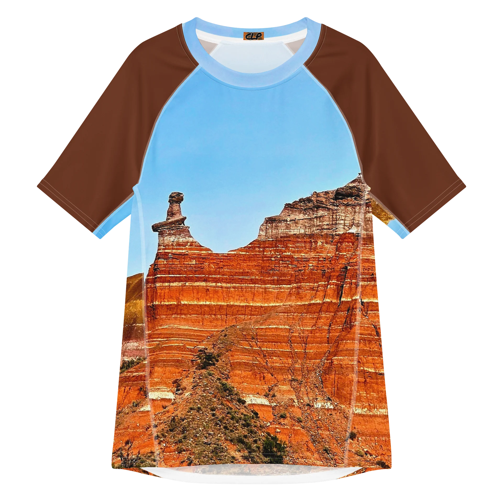Palo Duro Canyon Men's Short Sleeve Rash Guard product image (1)