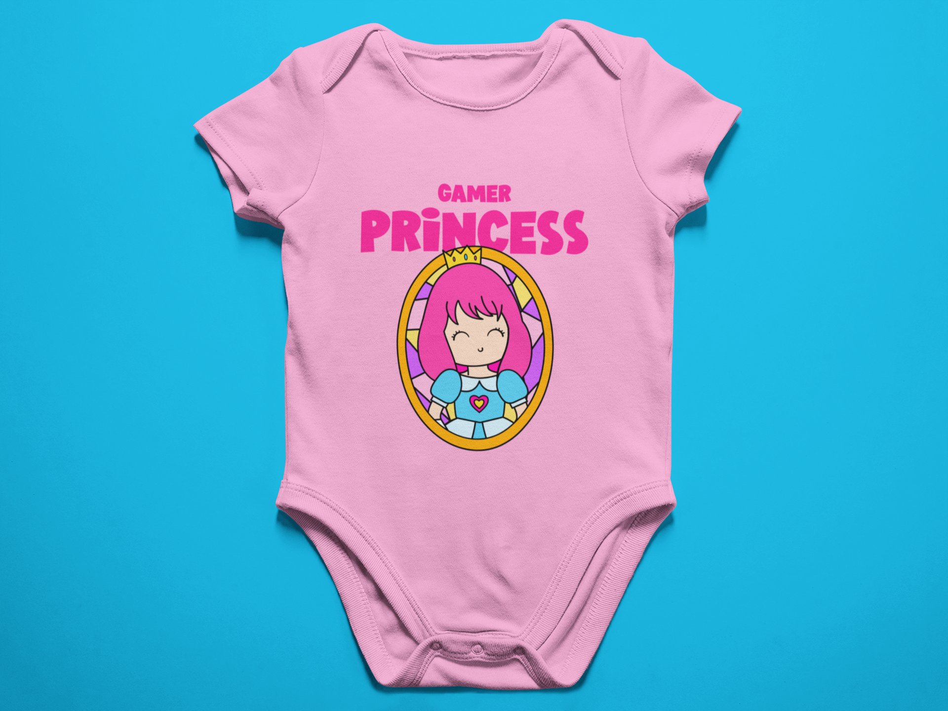 Gamer Princess - Baby Bodysuit Onesies for Girls product image (1)