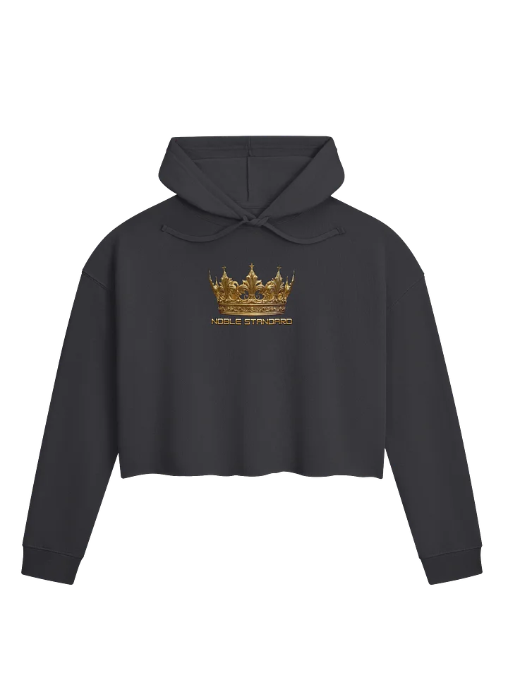 Noble Standard Gold Crown Cropped Hoodie product image (3)