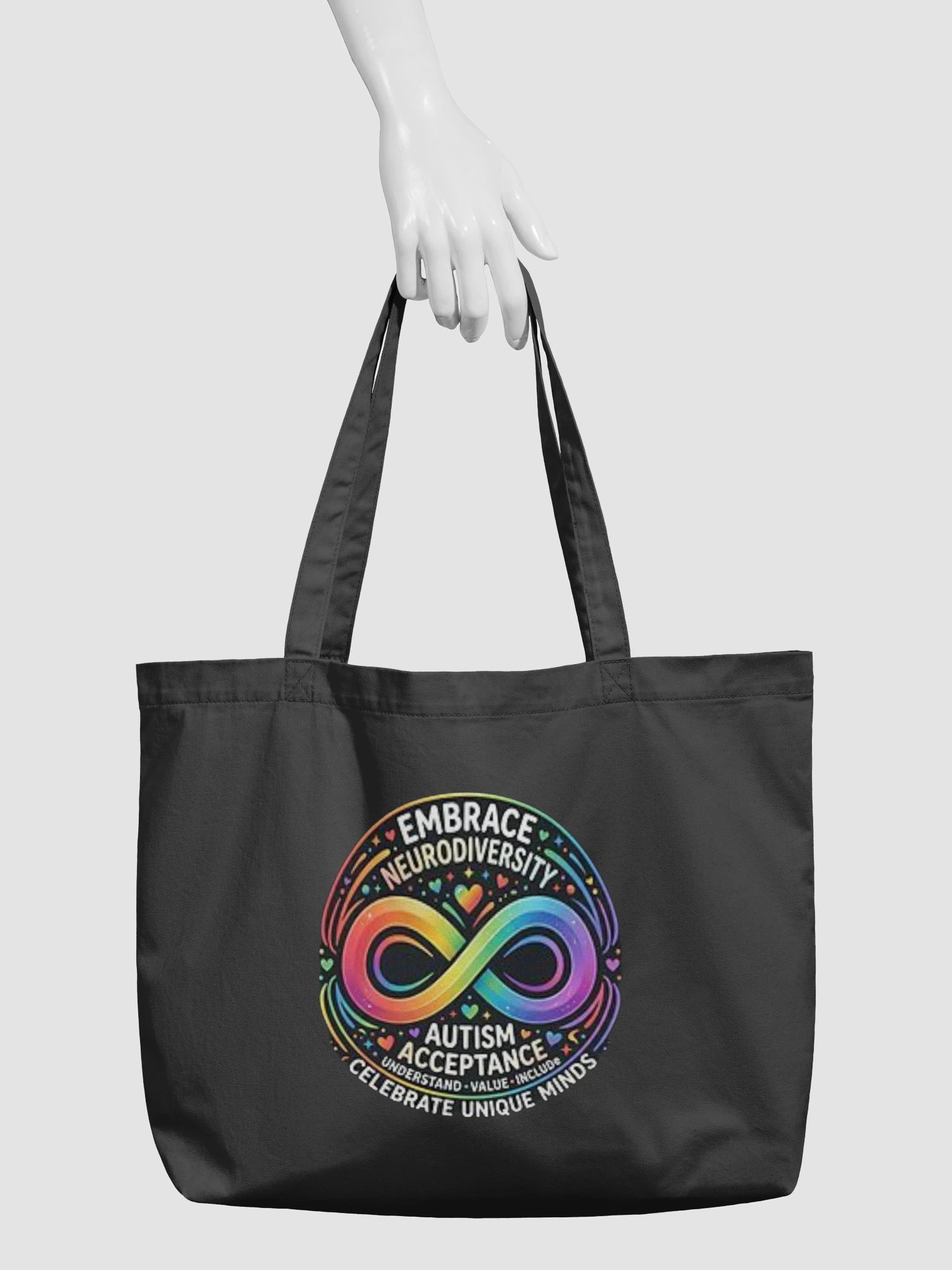 Autism Embrace Organic Cotton Tote product image (3)