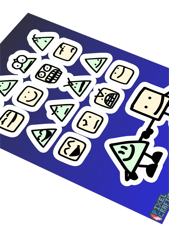 Jim & Jom Sticker Sheet product image (2)