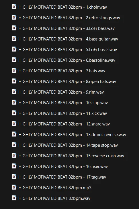 HIGHLY MOTIVATED BEAT product image (2)