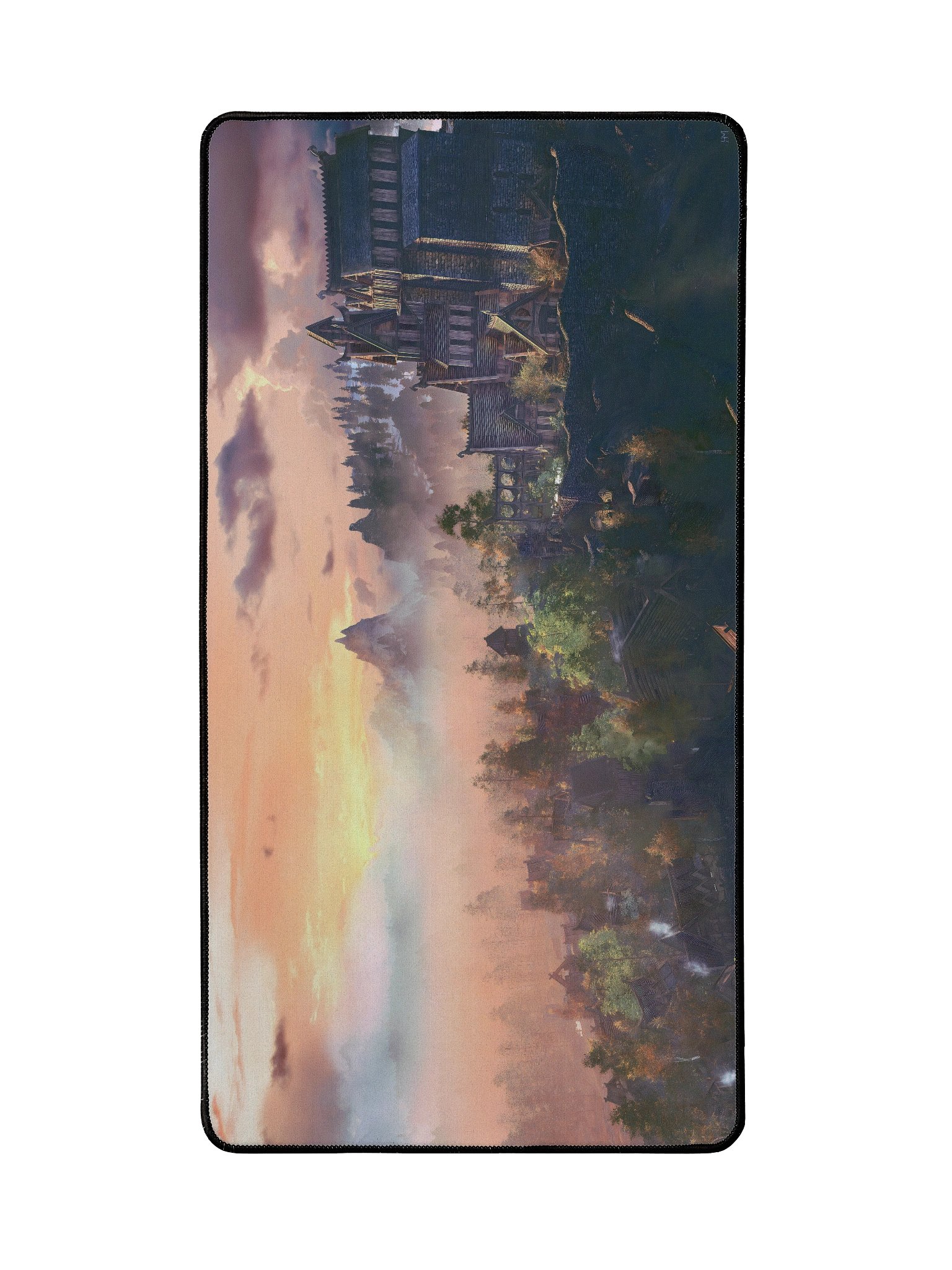 "Sunset Over Whiterun" Deskmat product image (3)