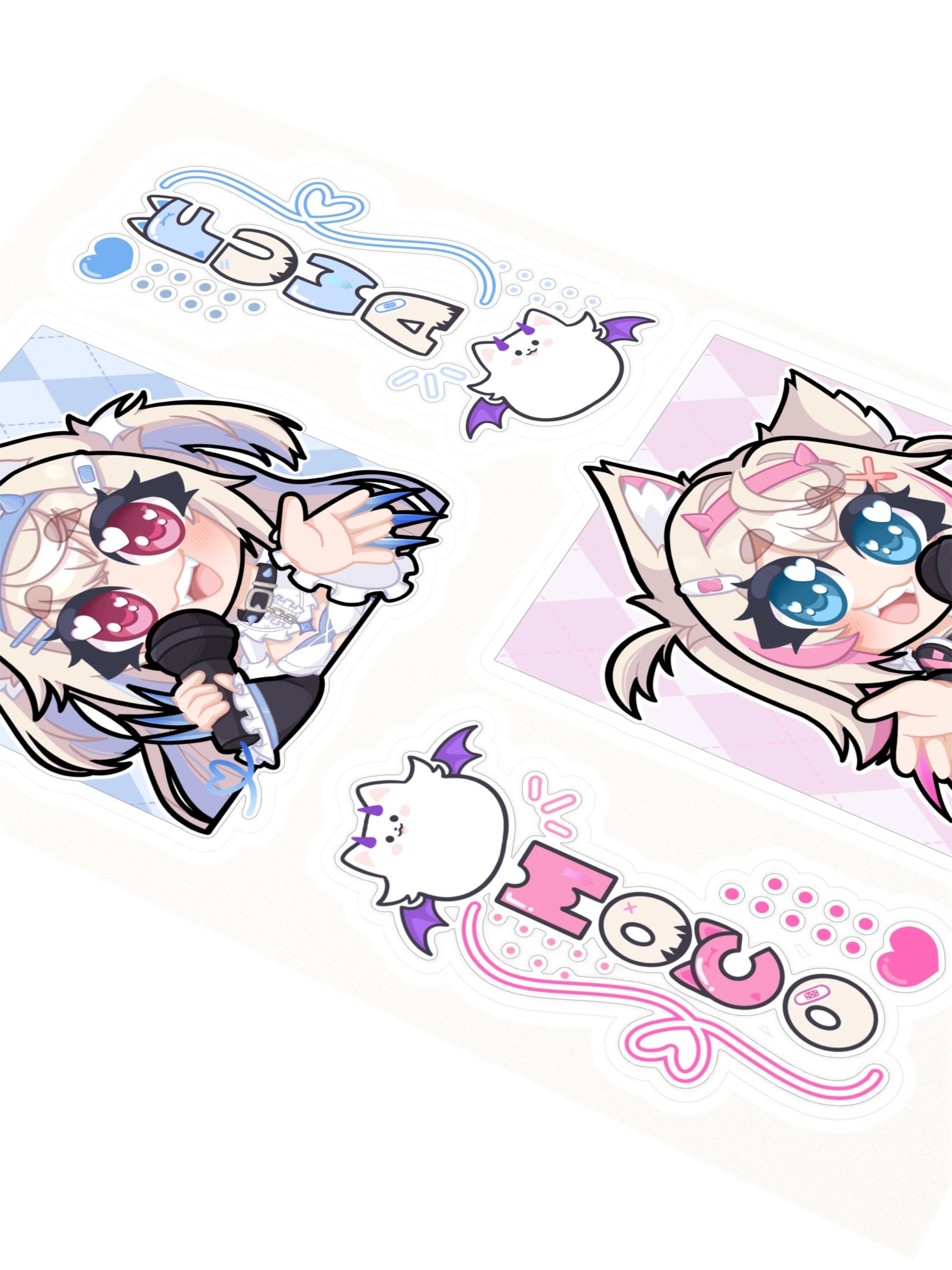 Fuwamoco Sticker Sheet! product image (2)