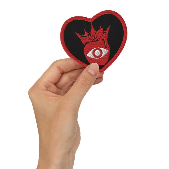 Crowned Apple (Red) ✦ Embroidered Patches product image (2)