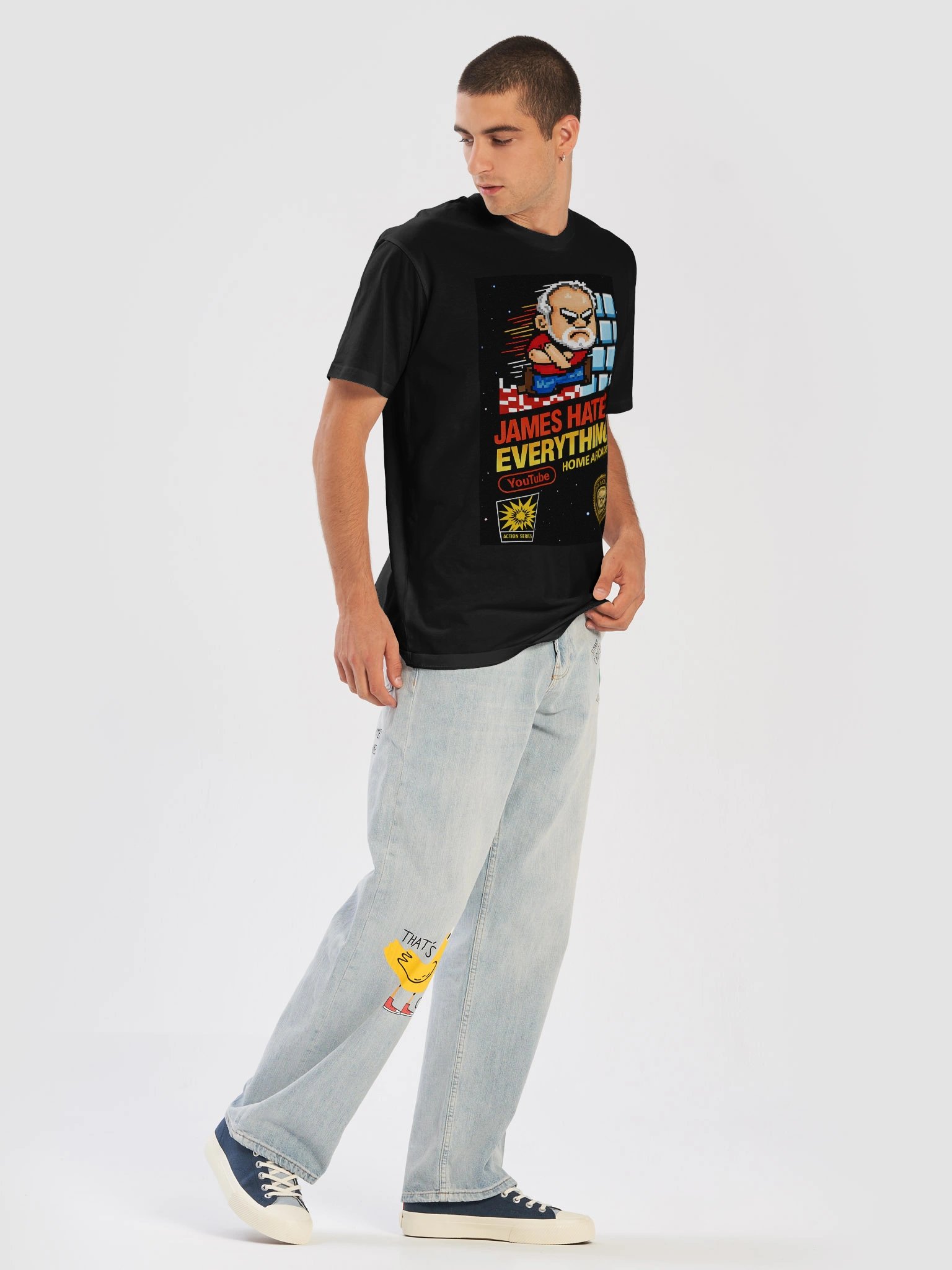 JamesHatesEverything Black Box NES T-shirt product image (5)
